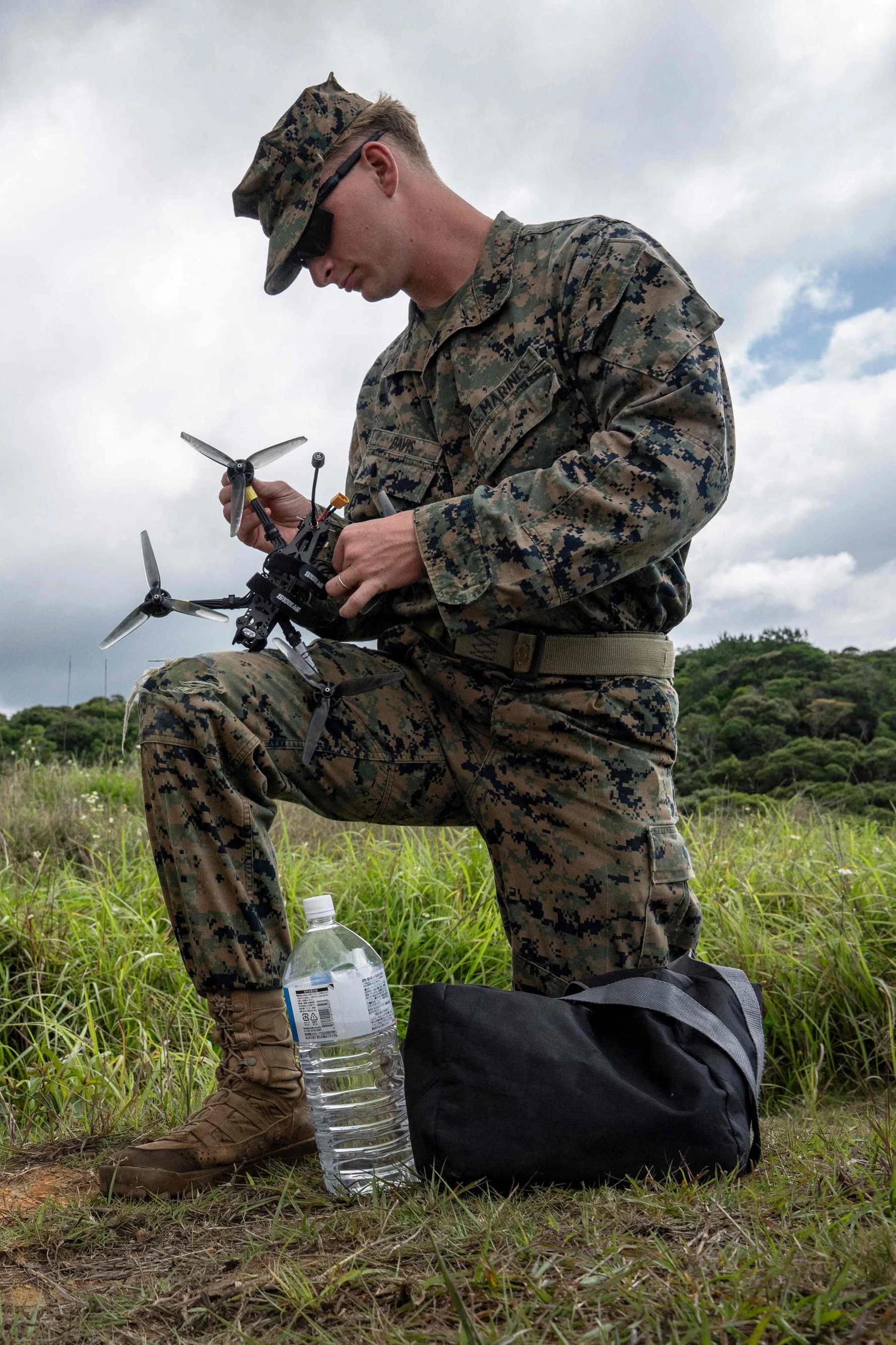 US-Marines bei einem einem Ausbildungslehrgang für Drohnenpiloten