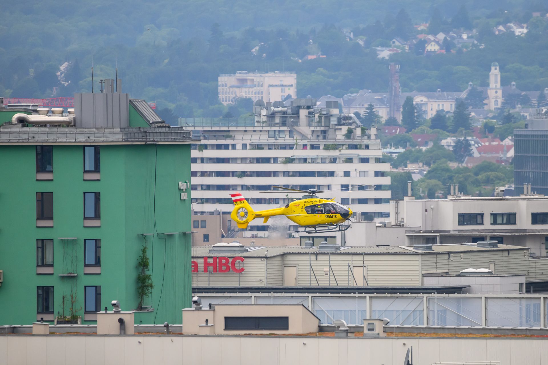 Hubschrauber-Einsatz am Sonntag in Wien-Favoriten.