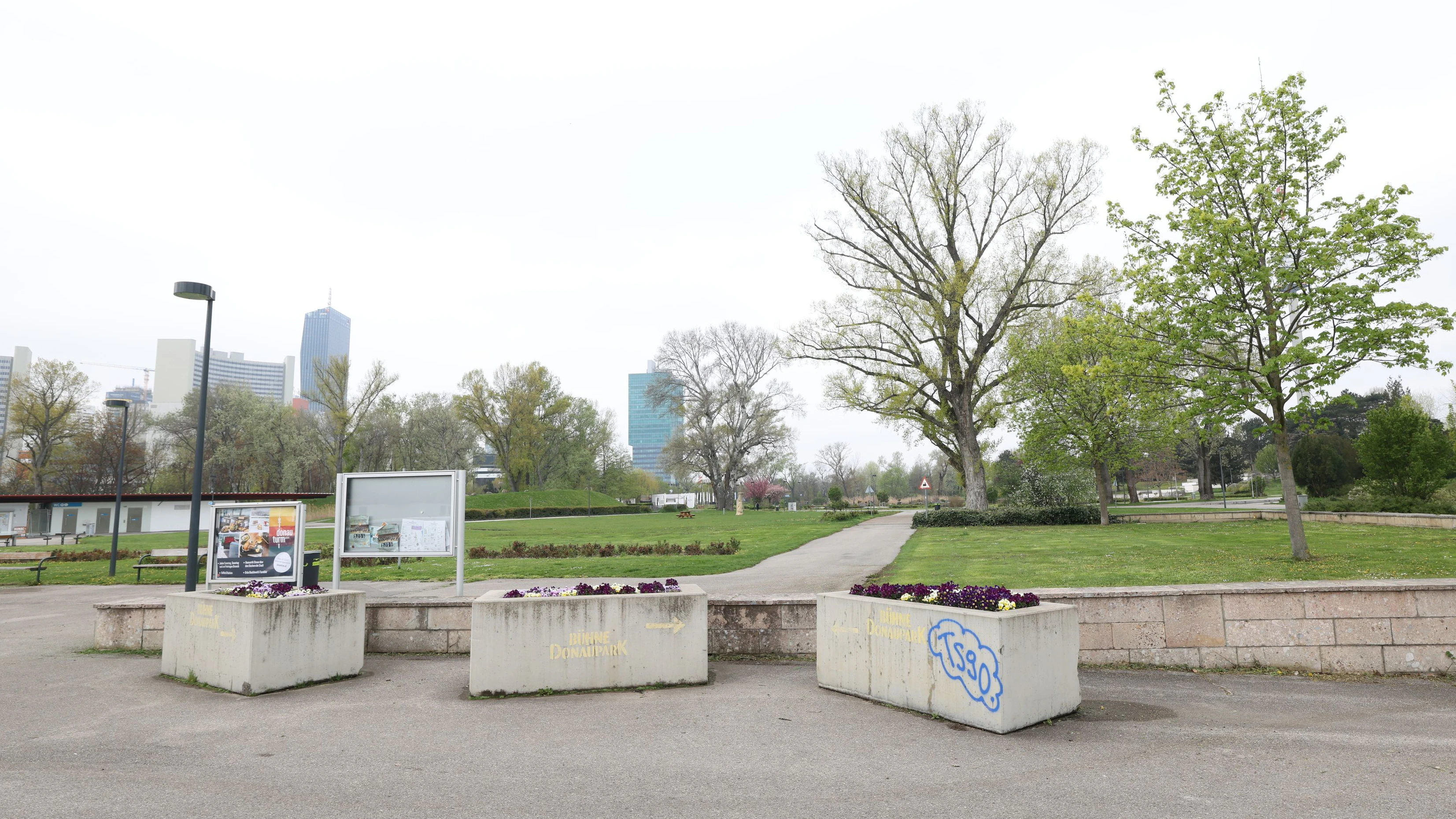 20230420 / neu gestaltung des donaupark / foto: sabine hertel / tageszeitung heute