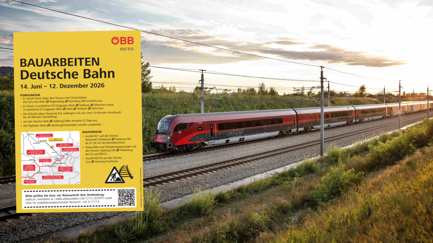 Auf der Weststrecke kommt es zu empfindlichen Einschränkungen.