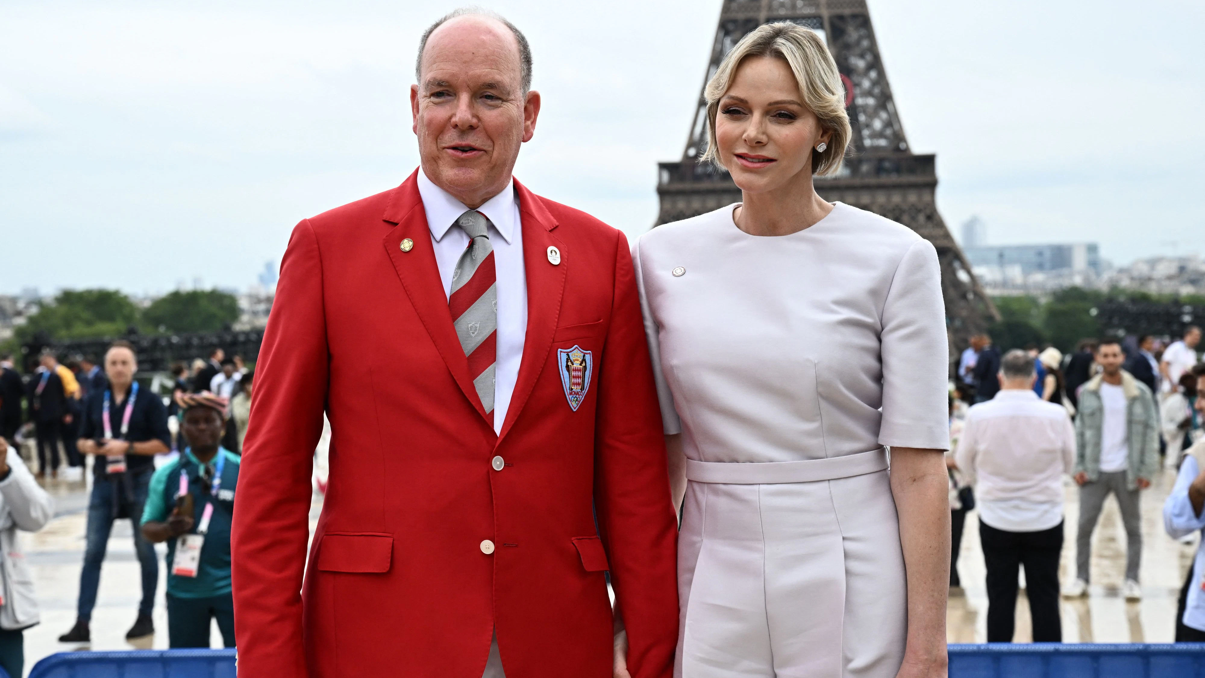 Prinz Albert von Monaco und Ehefrau Charlene