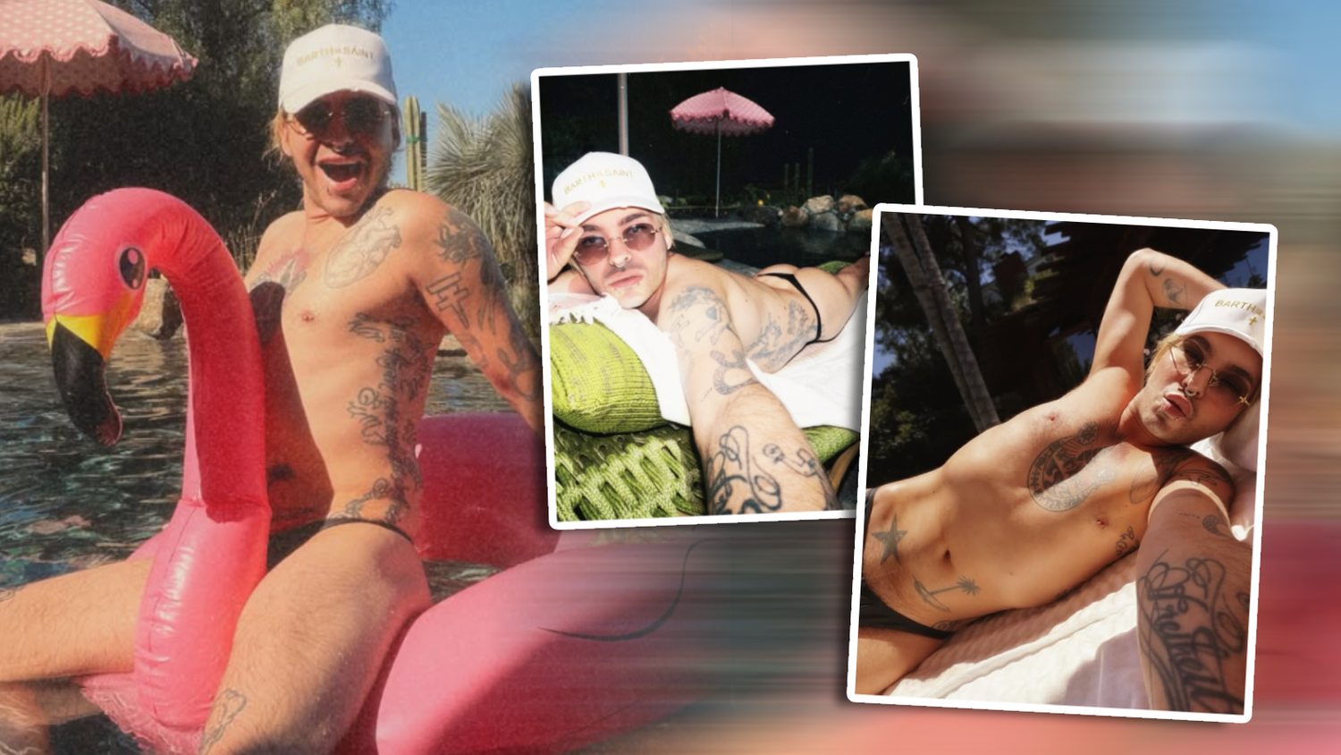 Bill Kaulitz zeigt nackte Haut im Netz.