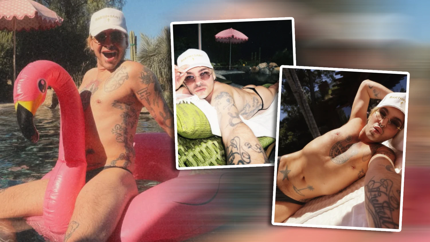 Bill Kaulitz zeigt nackte Haut im Netz.