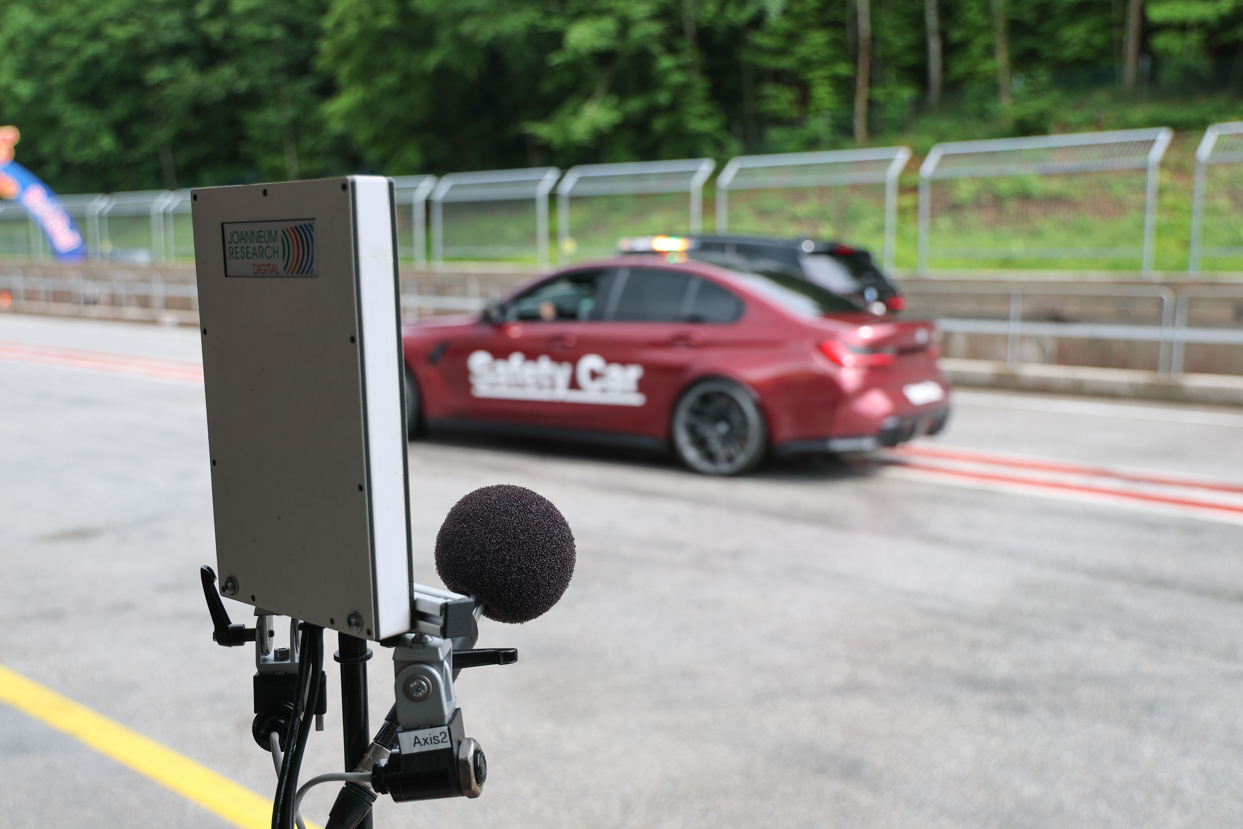 Am Salzburgring wurde die neue Technik präsentiert. 