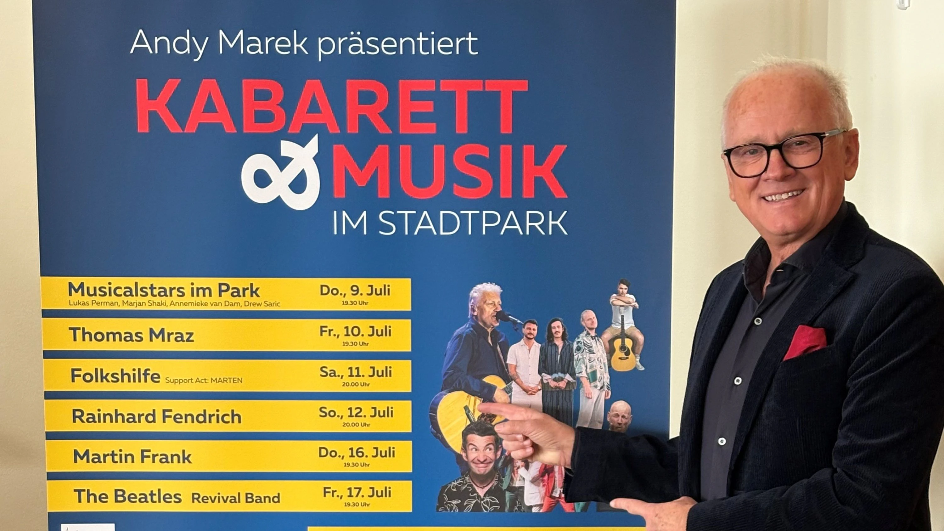"Kabarett & Musik im Stadtpark"