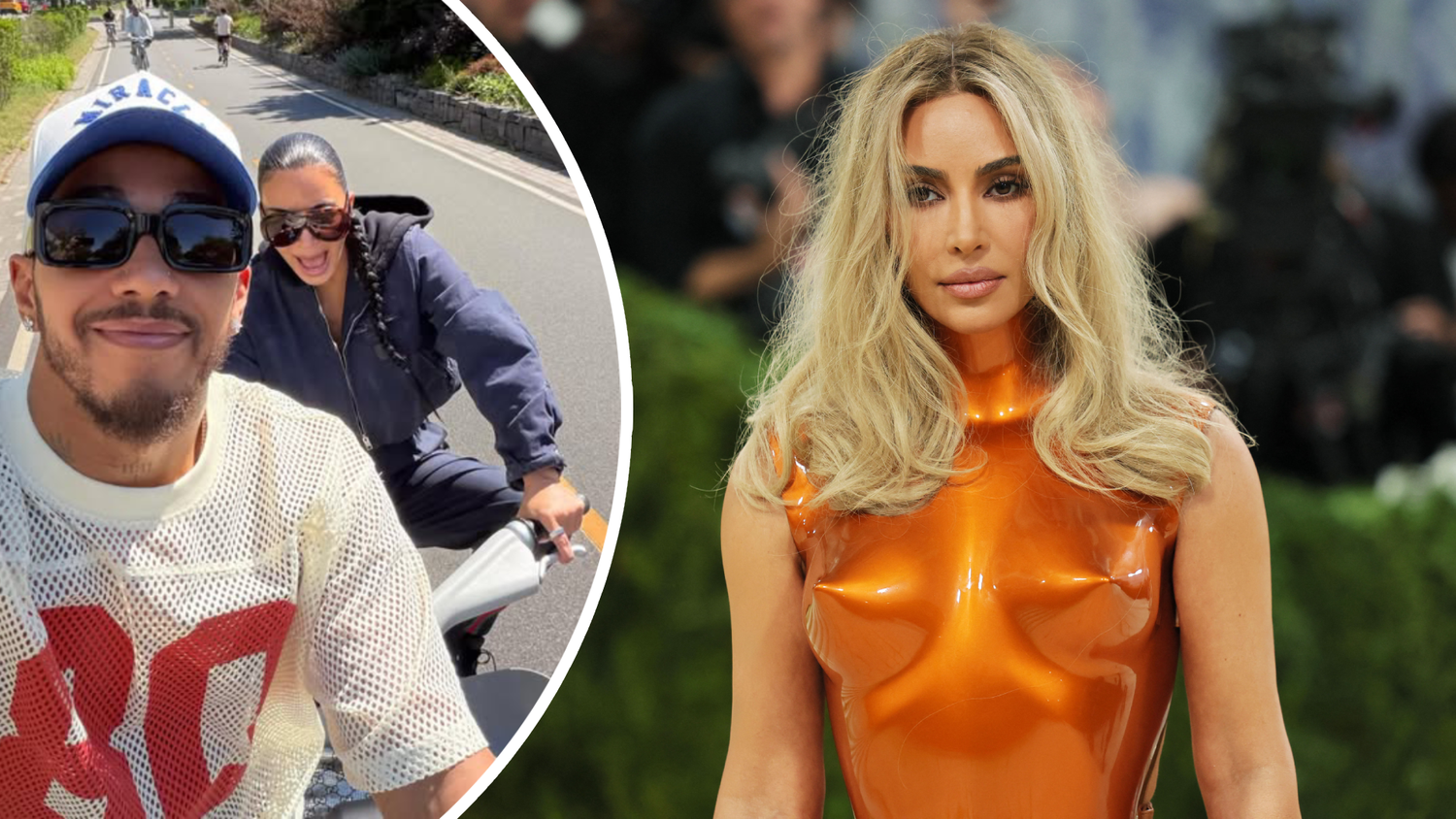 Dieses witzige Selfie teilte Kim Kardashian in ihrem Instagram-Dump.
