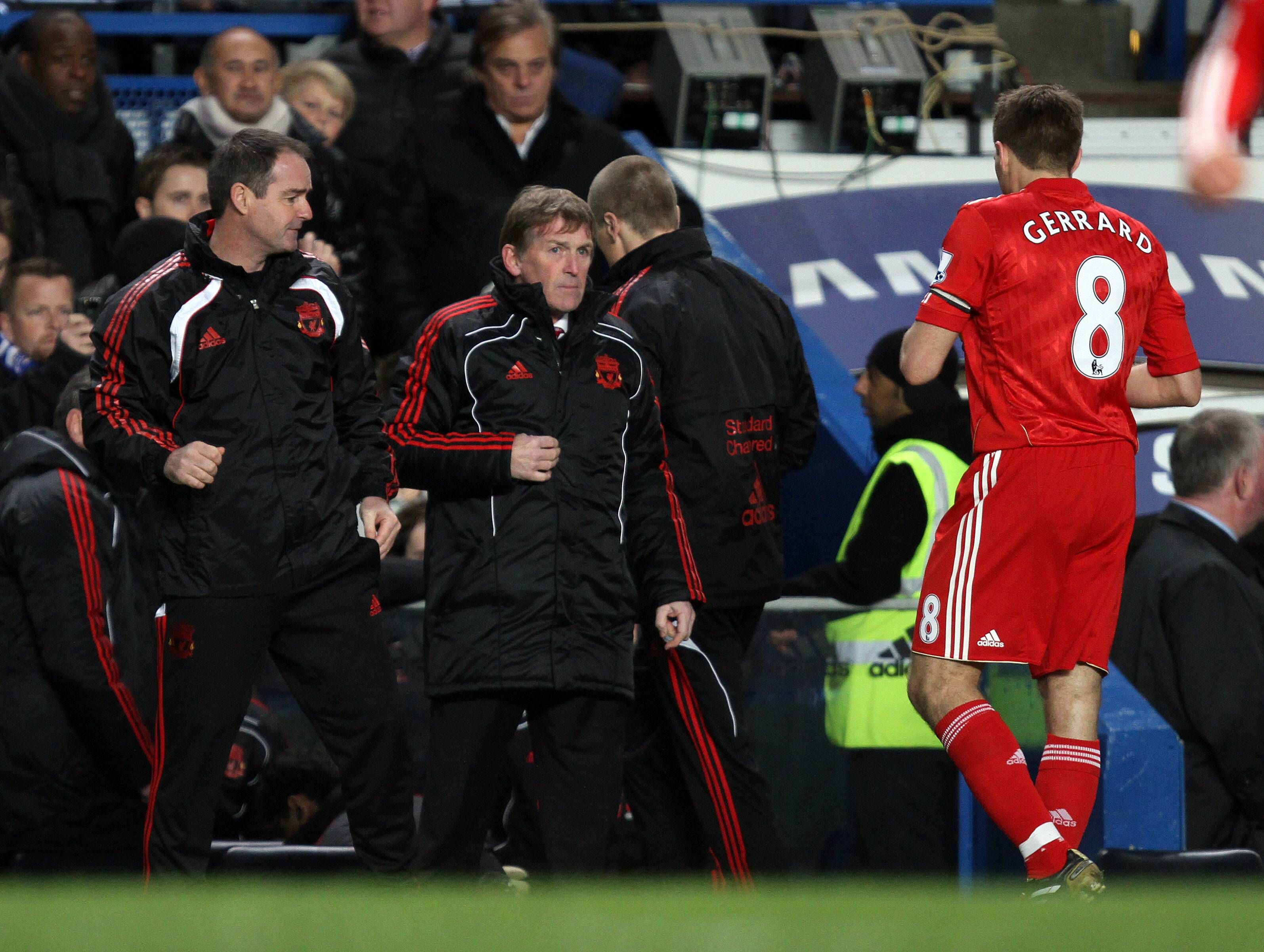 Kenny Dalglish und Steven Gerrard.