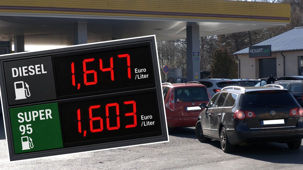 Viele deutsche Autofahrer fahren ins benachbarte Tschechien, um dort preiswert zu tanken. An den Grenzübergängen und Tankstellen bilden sich teilweise sogar bereits Staus.