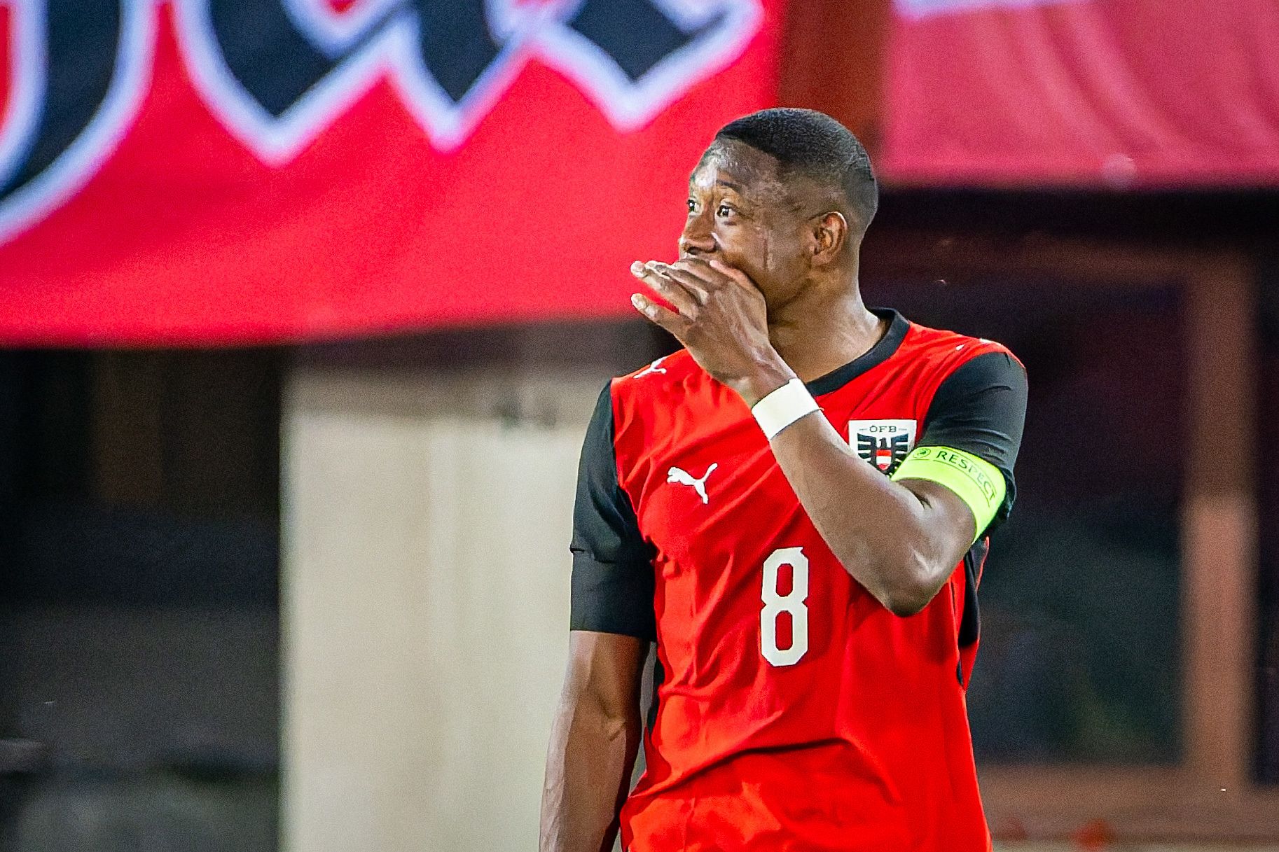 Österreichs Nationalteam-Kapitän David Alaba. 