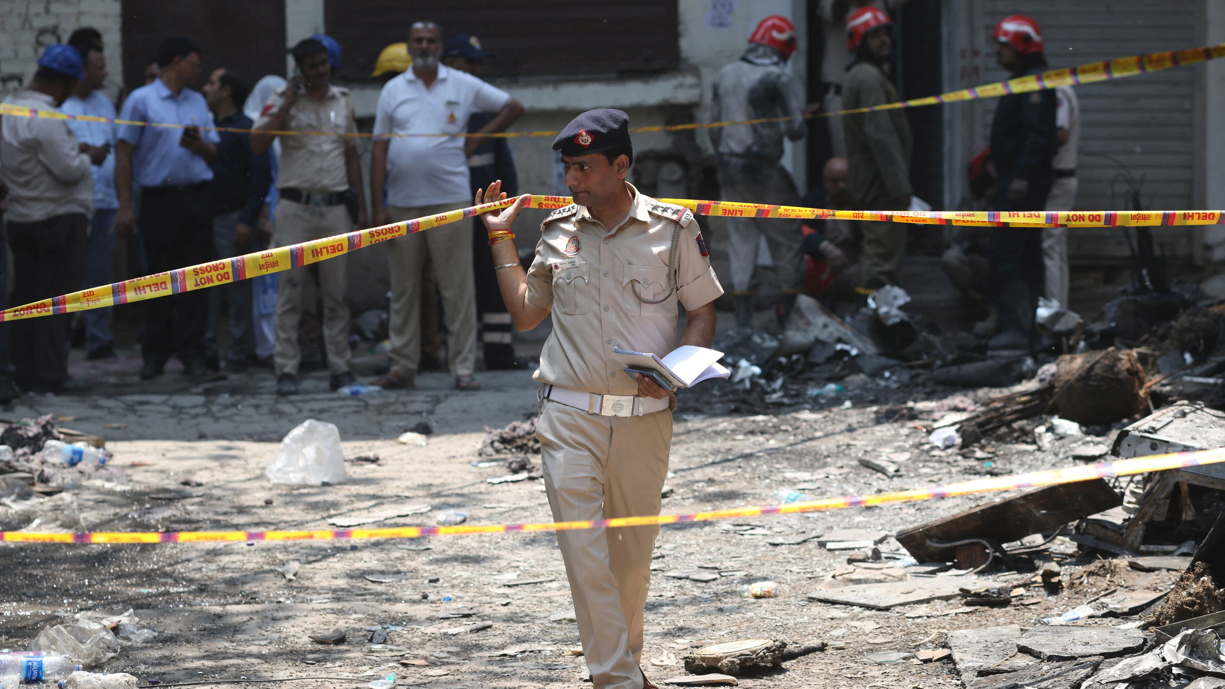 Feuer in Neu Delhi
