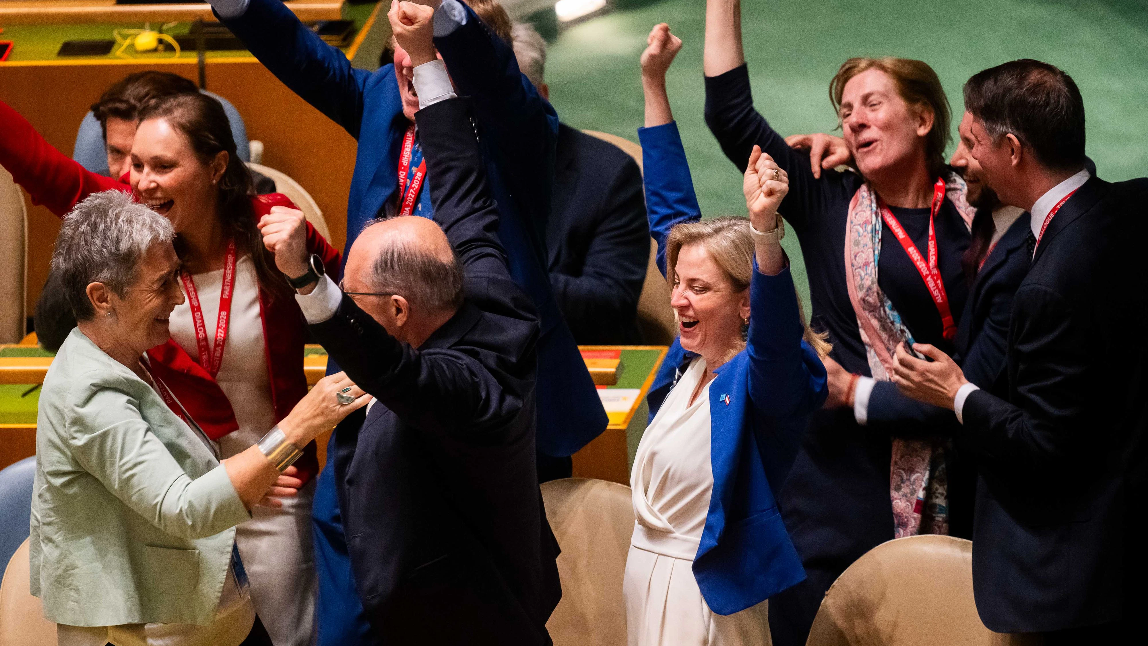 Am 3. Juni 2026 war Außenministerin Beate Meinl-Reisinger in New York, anlässlich der UN-Sicherheitsrat Wahl.