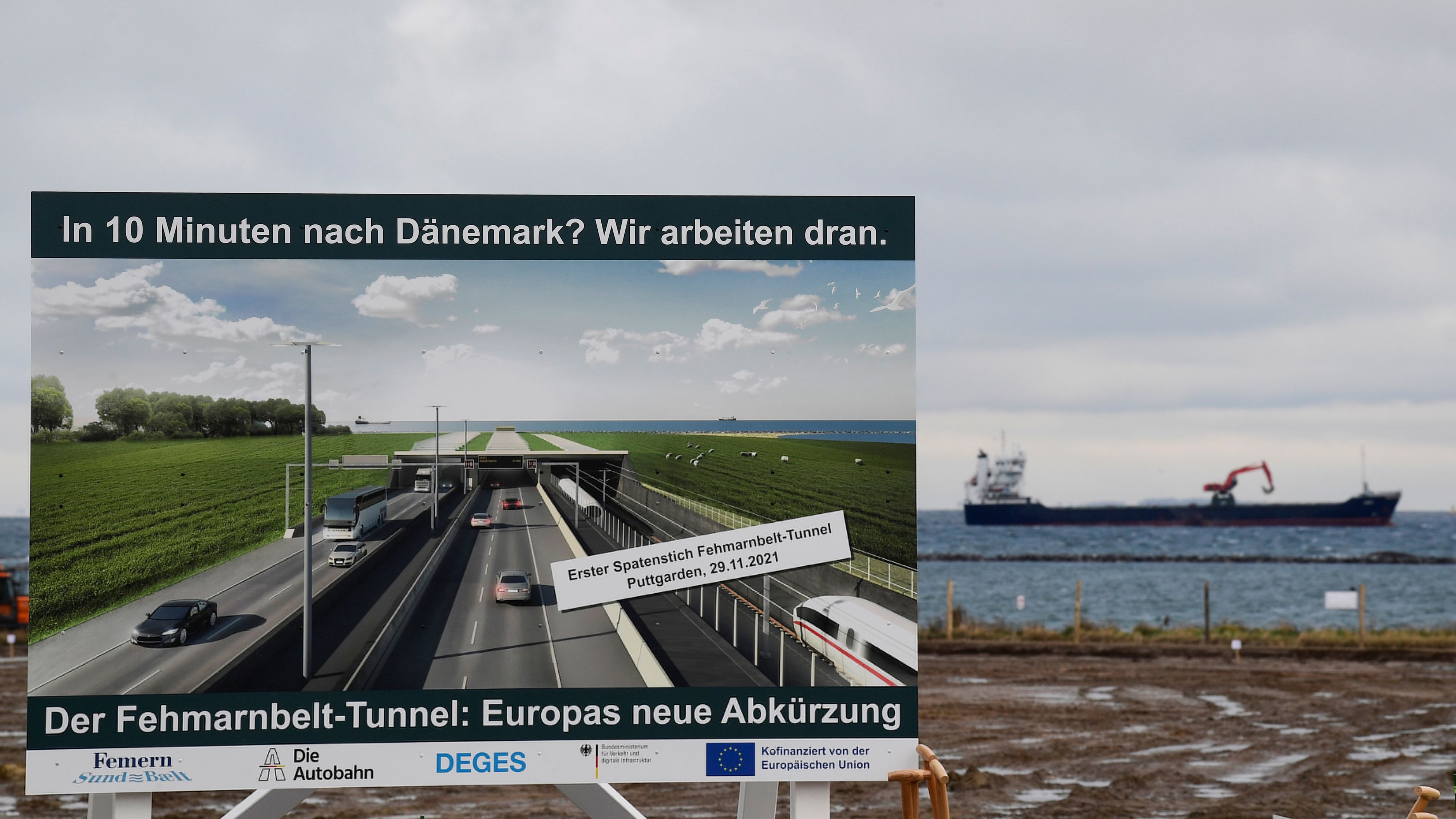 Der Fehmarnbelt-Tunnel wird deutlich teurer. 