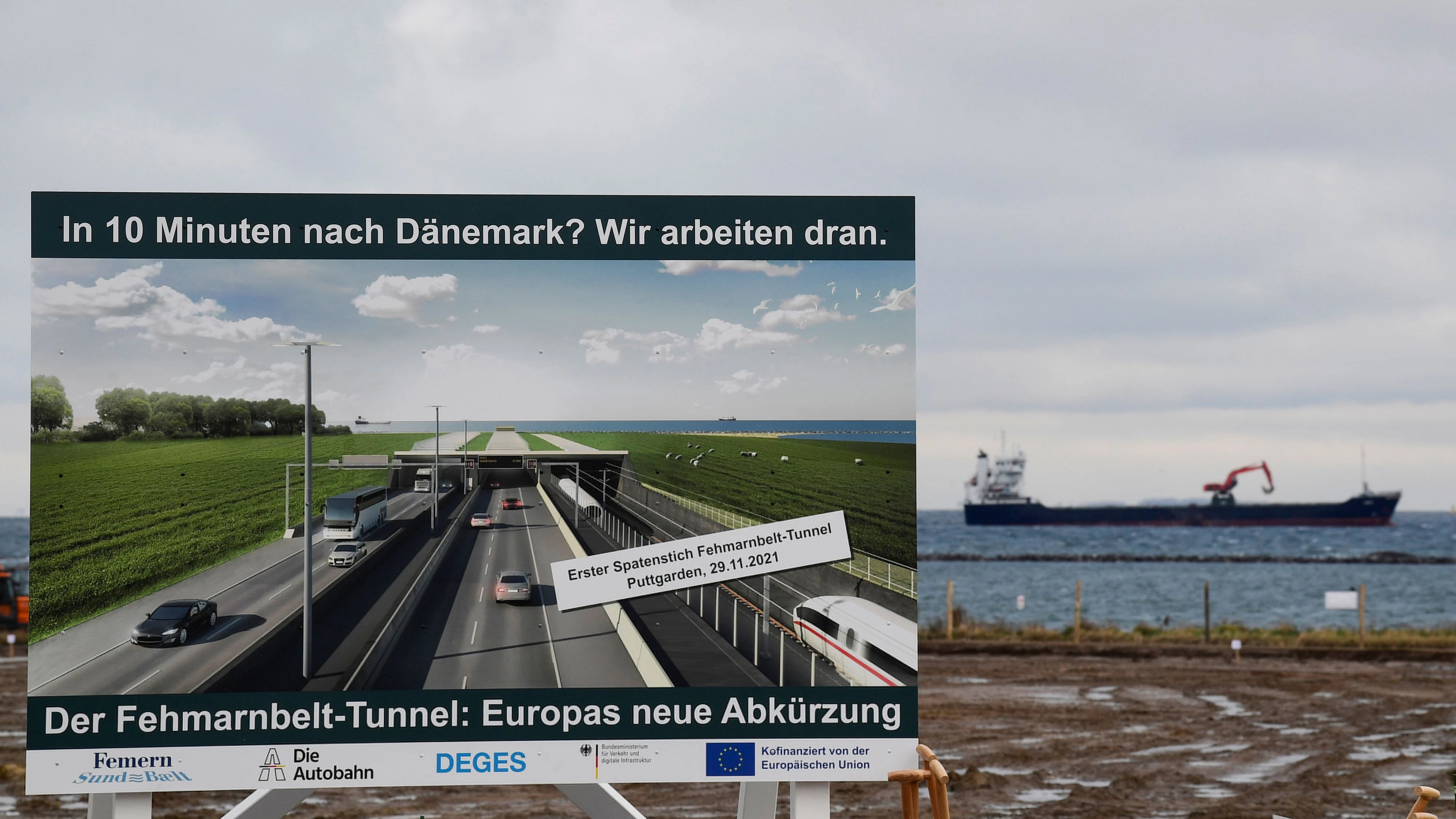 Der Fehmarnbelt-Tunnel wird deutlich teurer. 