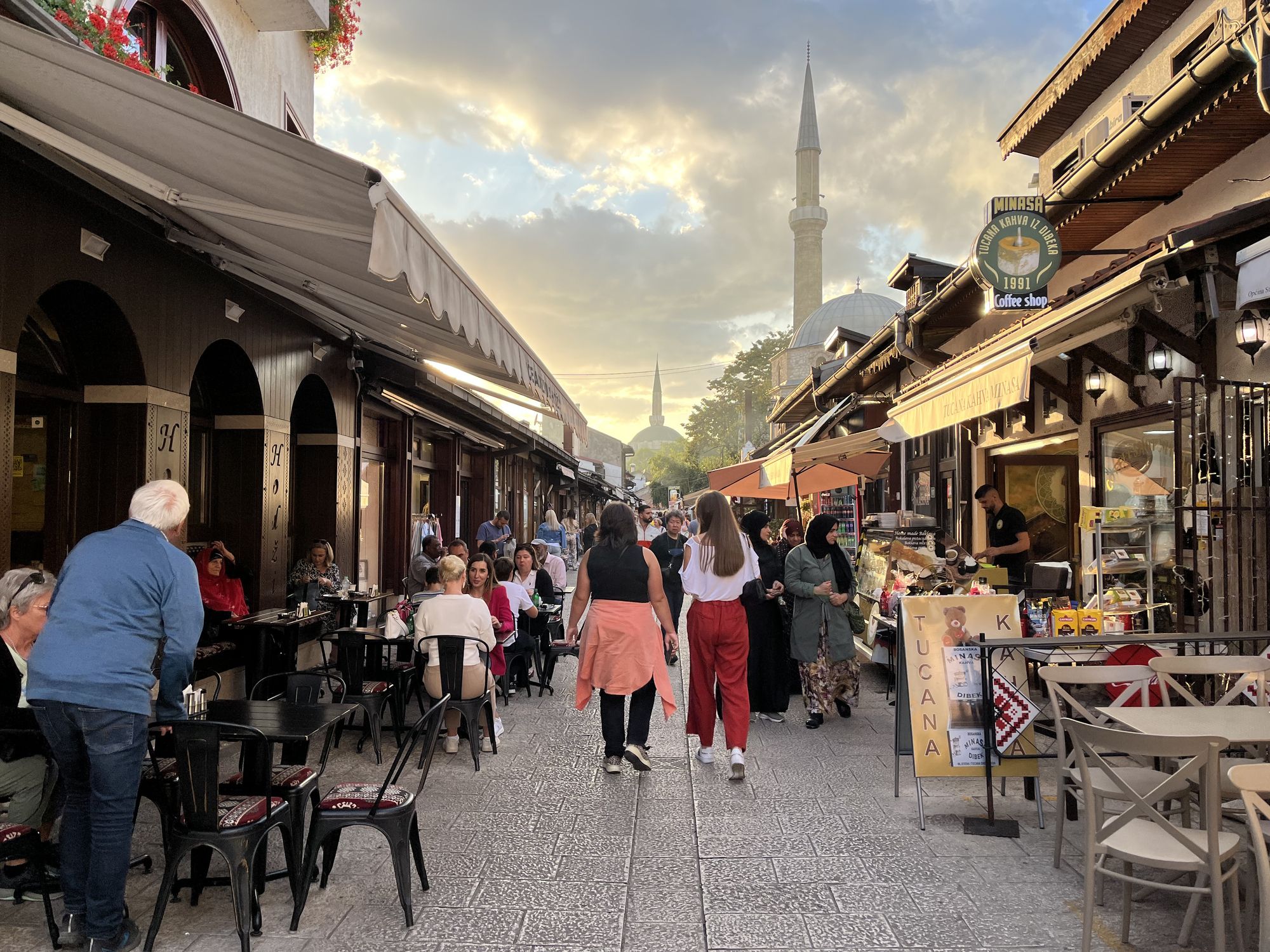 In Sarajevo muss man nicht ständig Geld ausgeben, um etwas zu erleben.