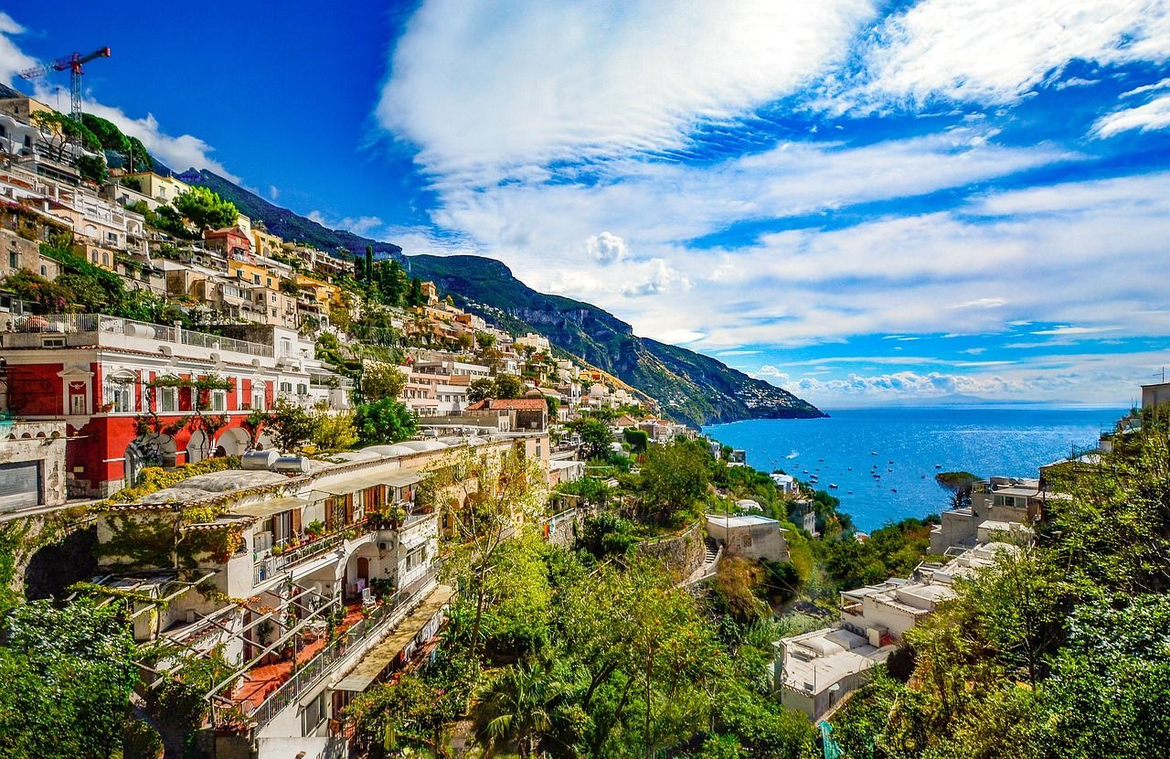Die Amalfiküste in Italien.