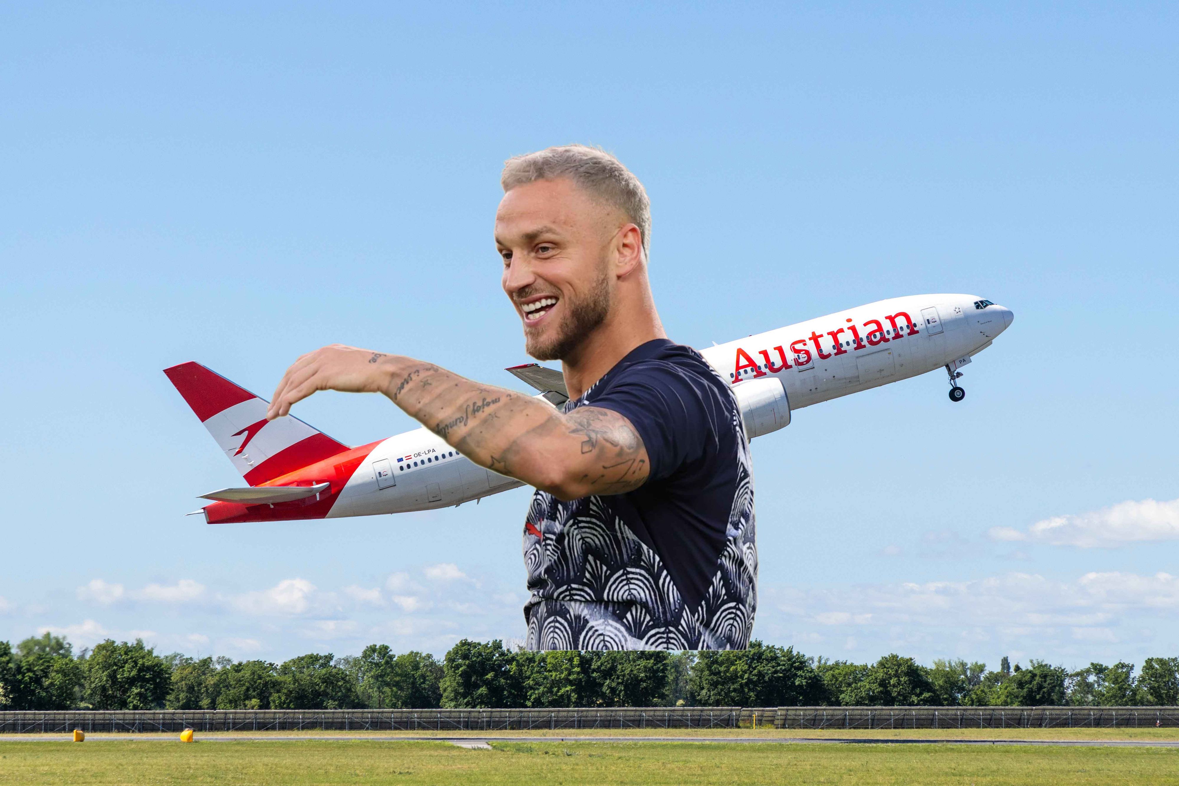 Heute.at - Flugangst! Arnautovic erteilt Pilot Turbulenzen-Verbot