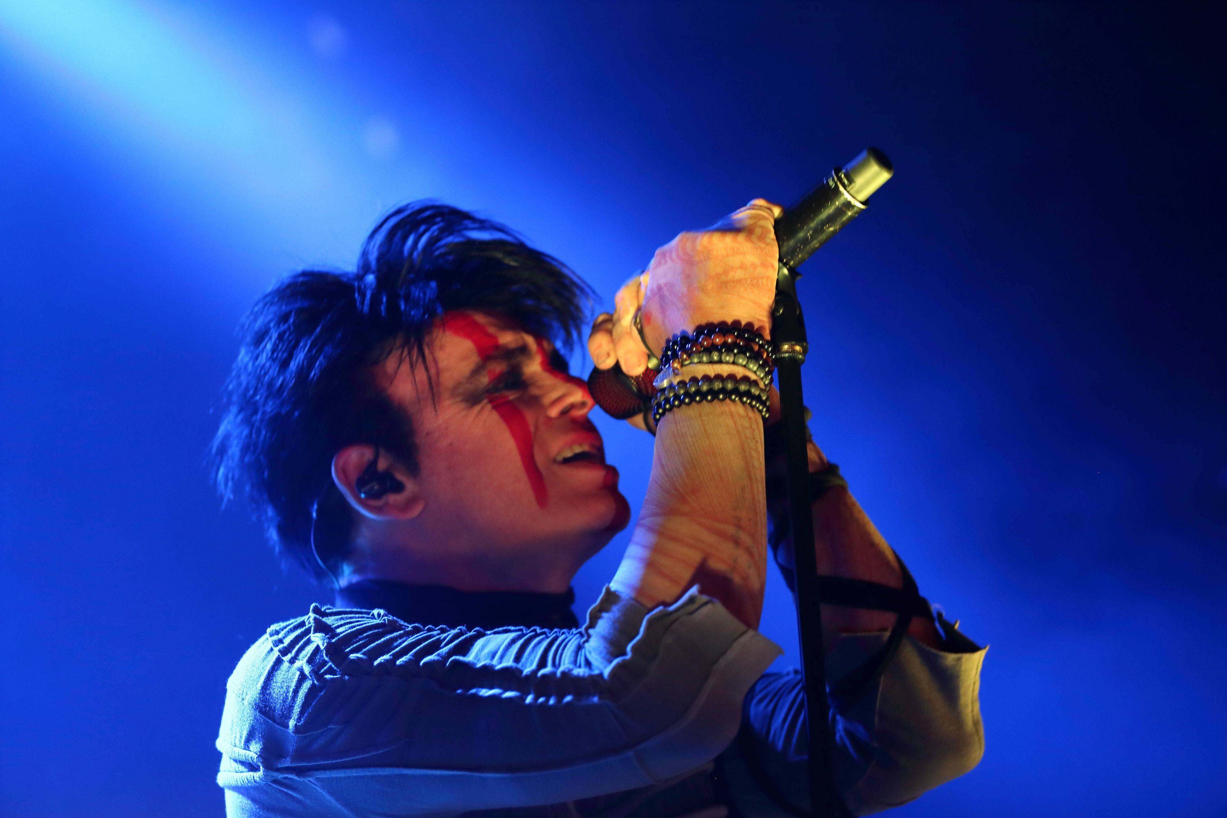 <strong>Gary Numan</strong> bei einem Konzert im Columbia Theater in Berlin, 2. Juni 2022.