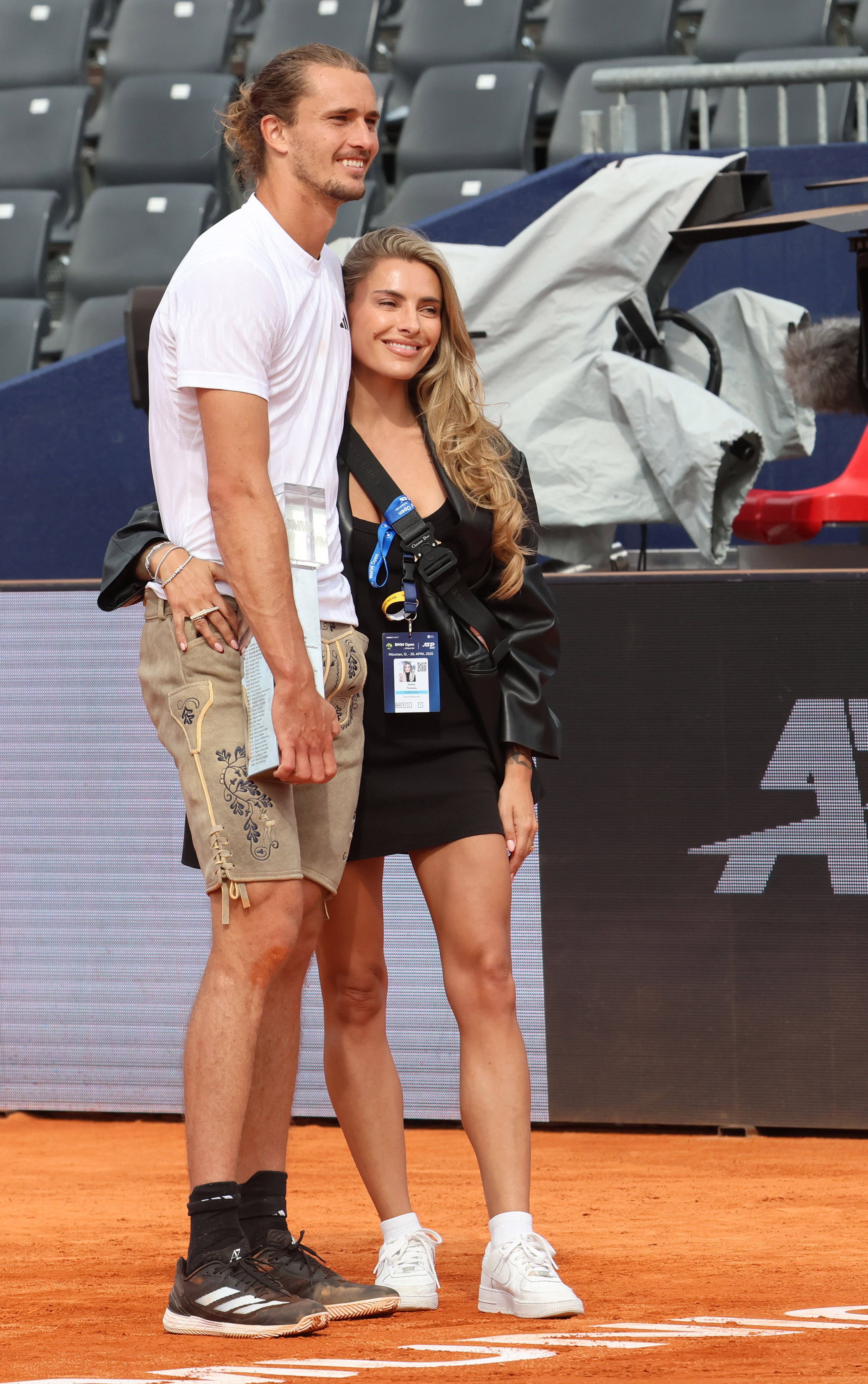 Alexander Zverev und Sophia Thomalla. 