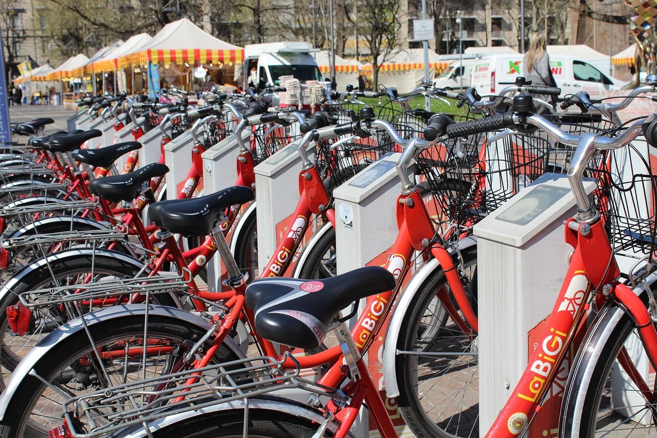 Leihfahrräder für nachhaltige Stadtmobilität