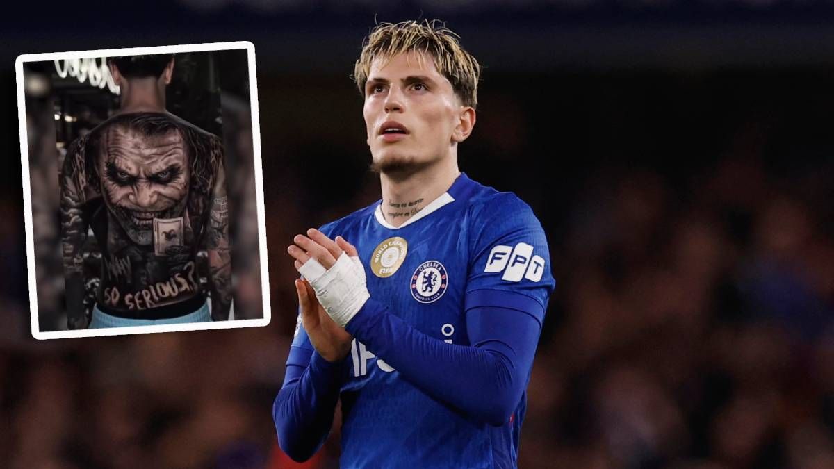 Argentinien-Fußballer Alejandro Garnacho steht nicht im WM-Kader, ließ sich deshalb ein Tattoo stechen. 