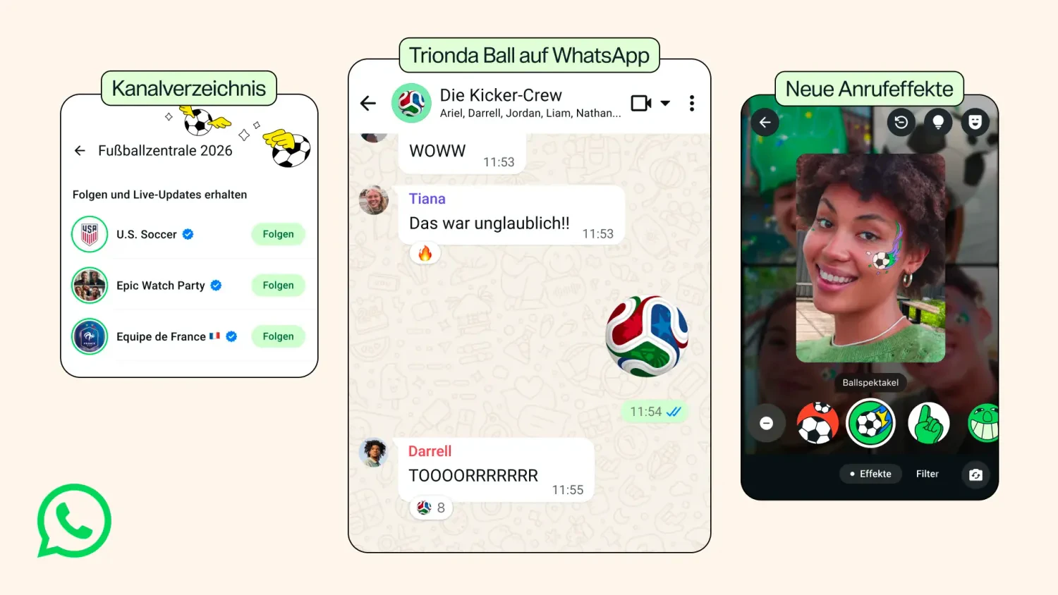 WM Funktion Whatsapp