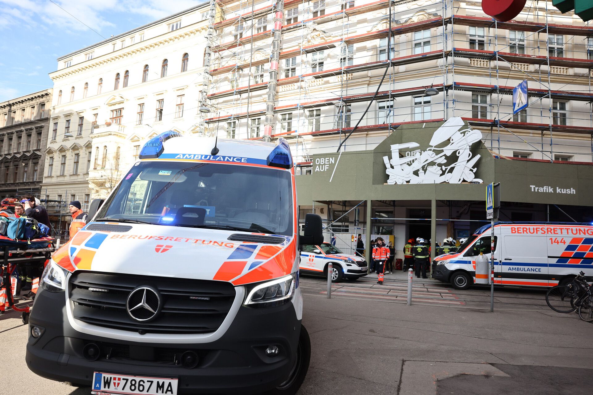 Archivbild eines Rettungseinsatzes in Wien