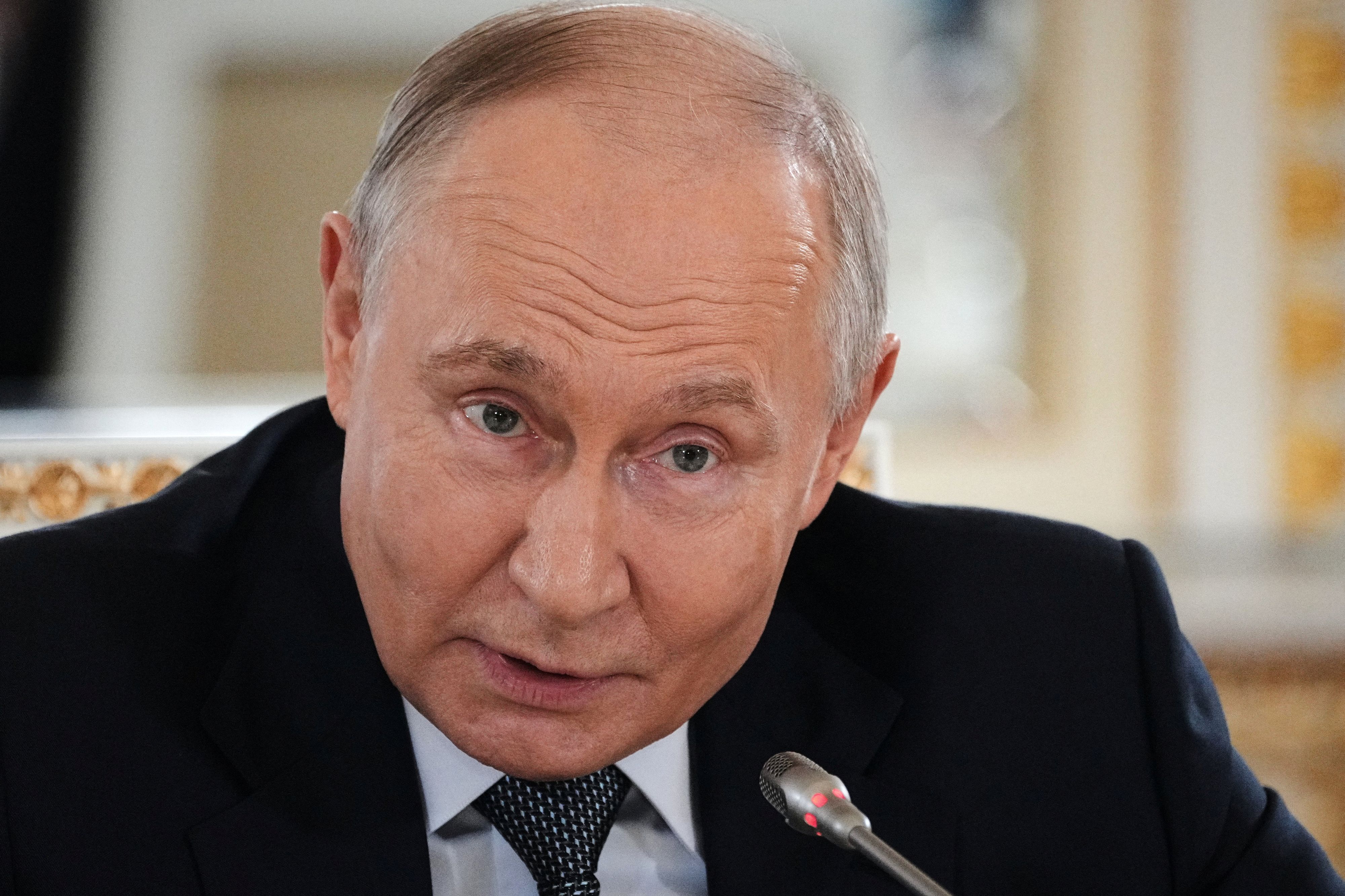 Mit Spannung wird die Rede von Russlands Präsident Wladimir Putin vor dem Wirtschaftsforum in St. Petersburg erwartet.