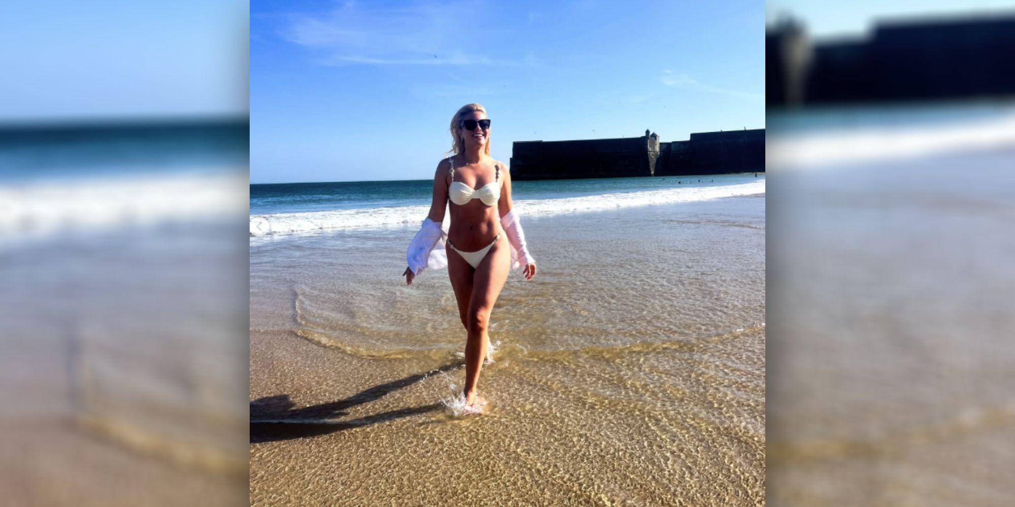  Katarina Baban am Strand.