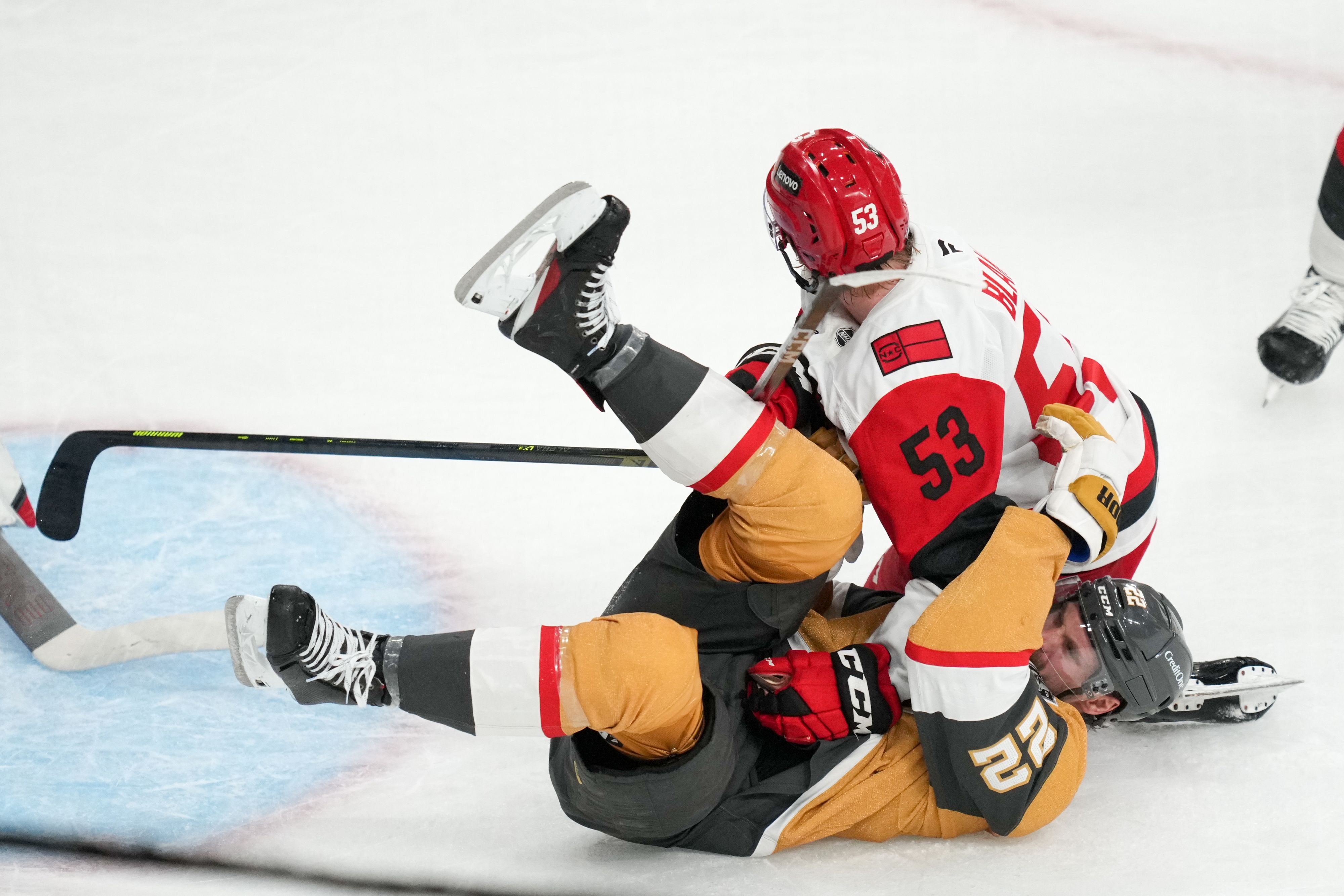 Eishockey-Action im dritten NHL-Final-Spiel