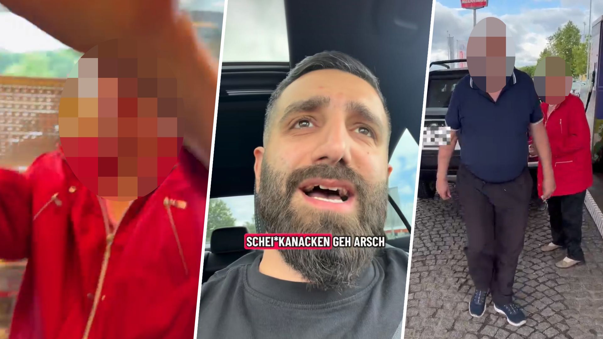 Der Berlinzer-Chef und Influencer wurde bei einer Tankstelle wüst beschimpft.