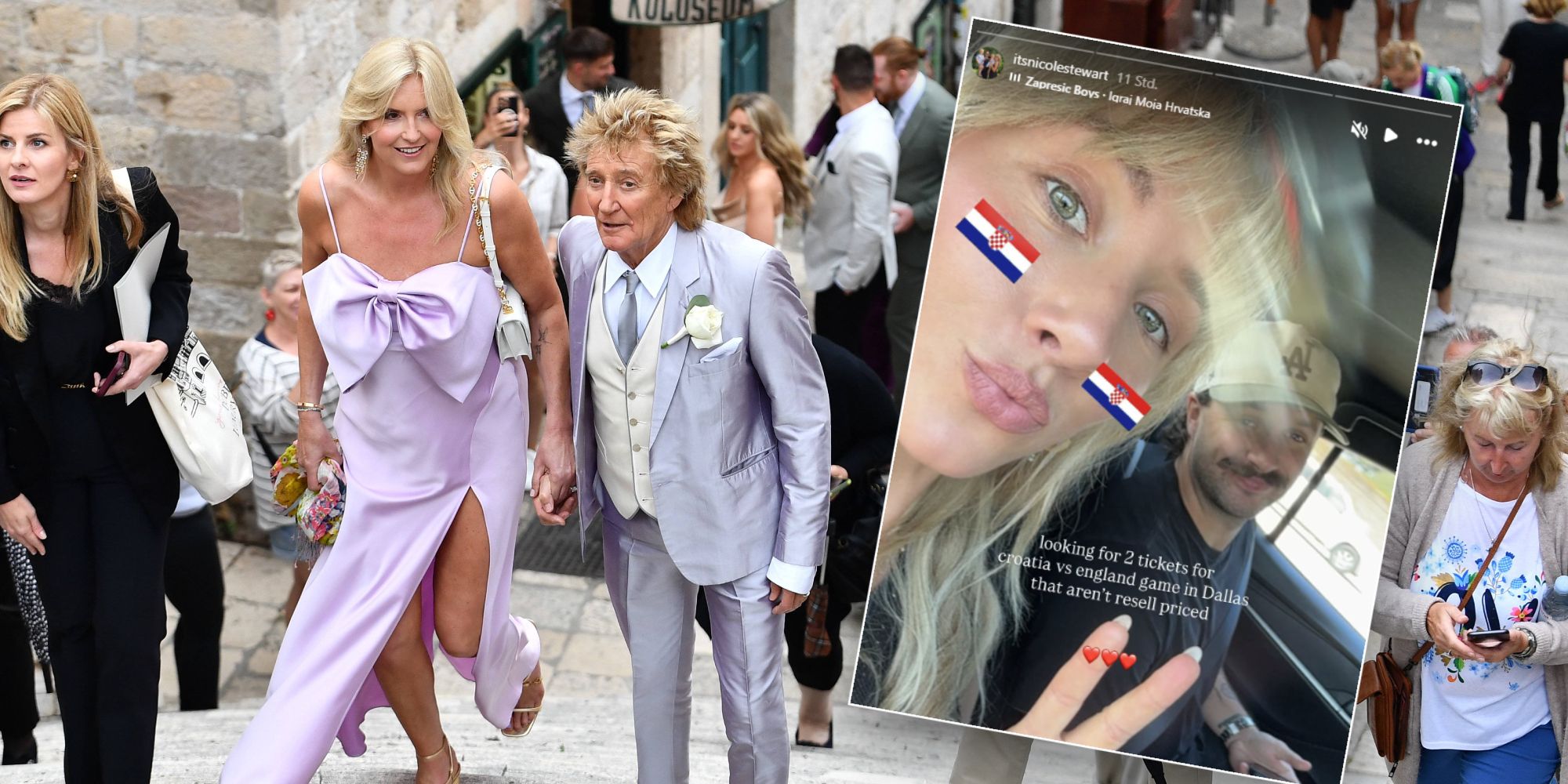Heute.at - Rod Stewarts Schwiegertochter sucht Kroatien-Tickets