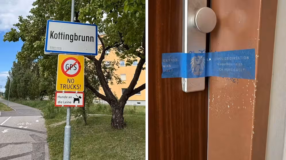 In Kottingbrunn kam es zur schrecklichen Bluttat.