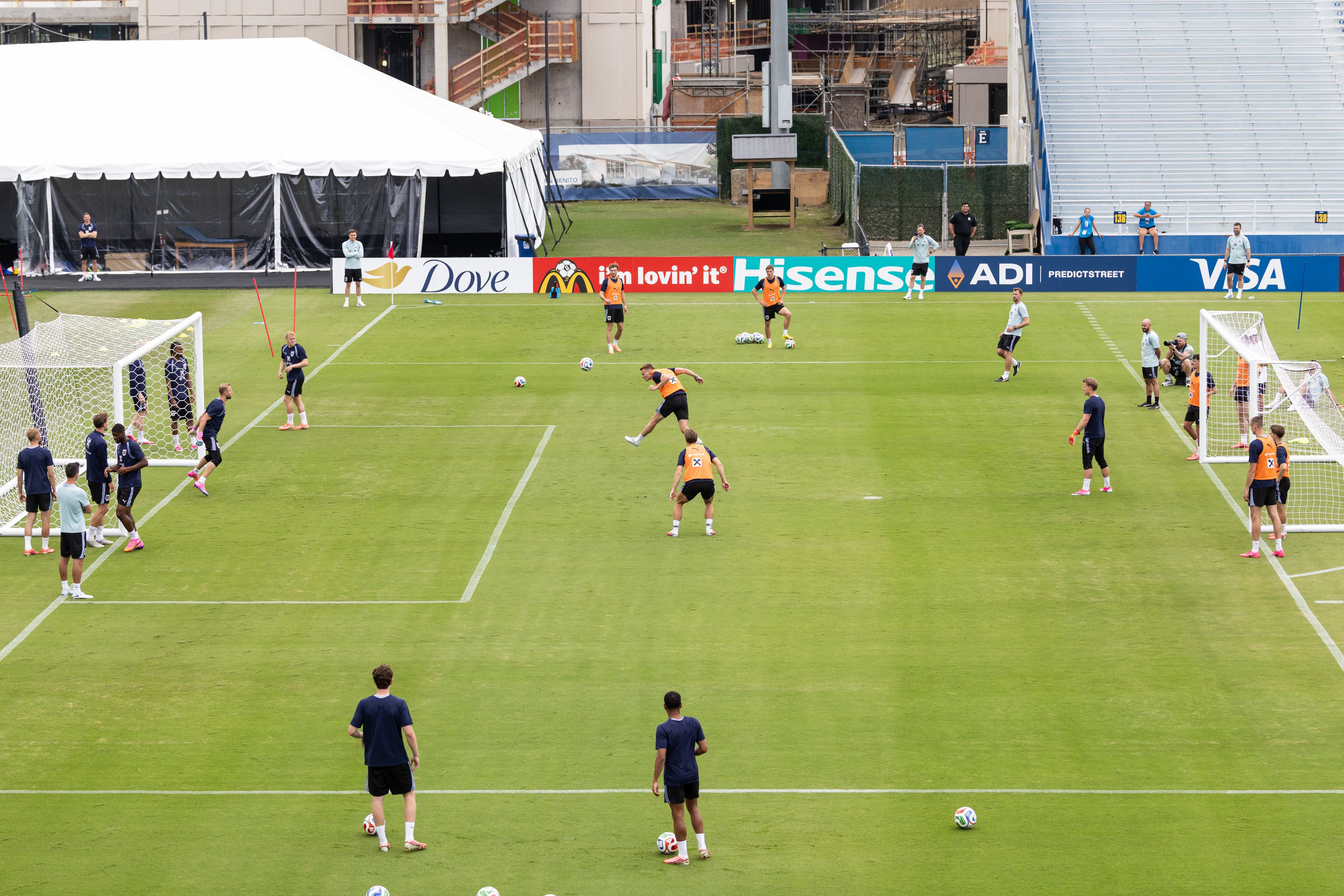 ÖFB-Training vor dem WM-Start gegen Jordanien am 17. Juni