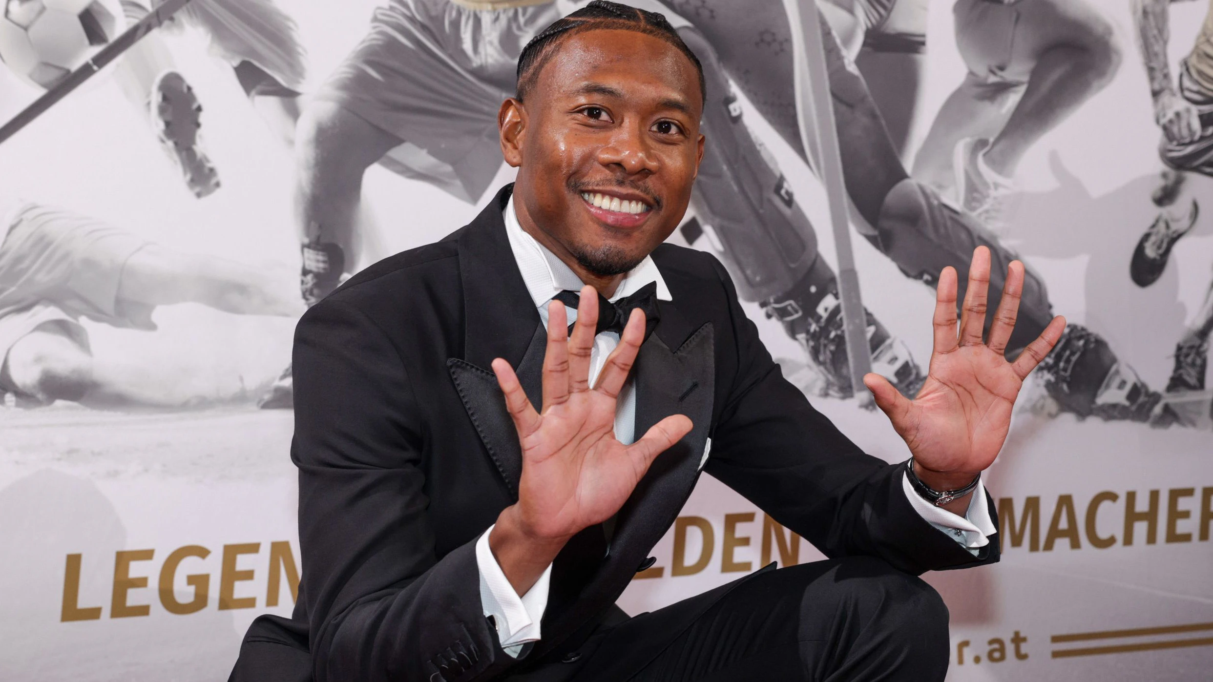 David Alaba 2024 bei der Sporthilfe-Gala in feinem Zwirn.