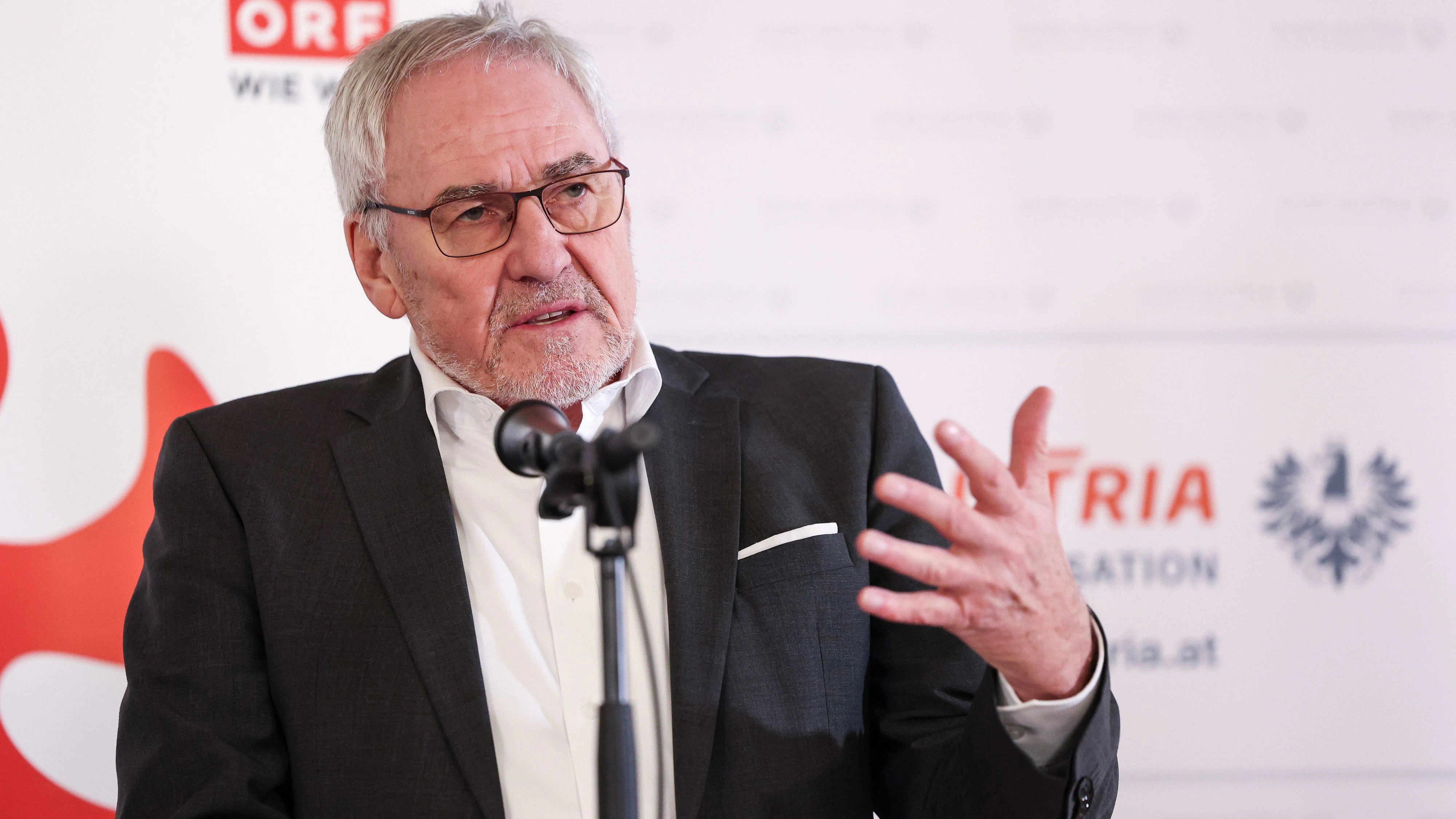 VIENNA,AUSTRIA,18.OCT.23 - VARIOUS SPORTS - Sport Austria, press conference. Image shows Pius Strobl (ORF). Photo: GEPA pictures/ Armin Rauthner