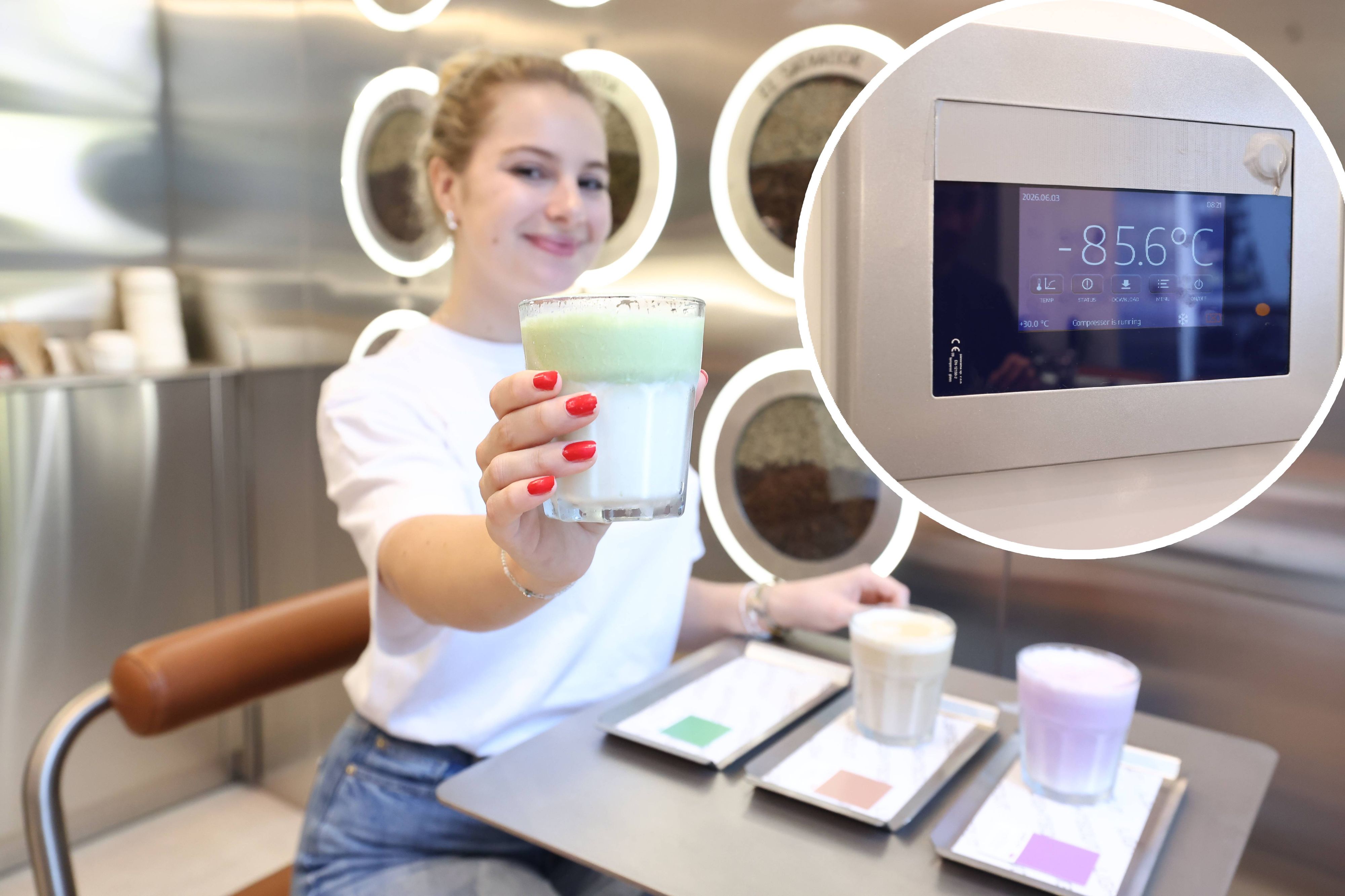 Matcha, Café und Ube werden im 