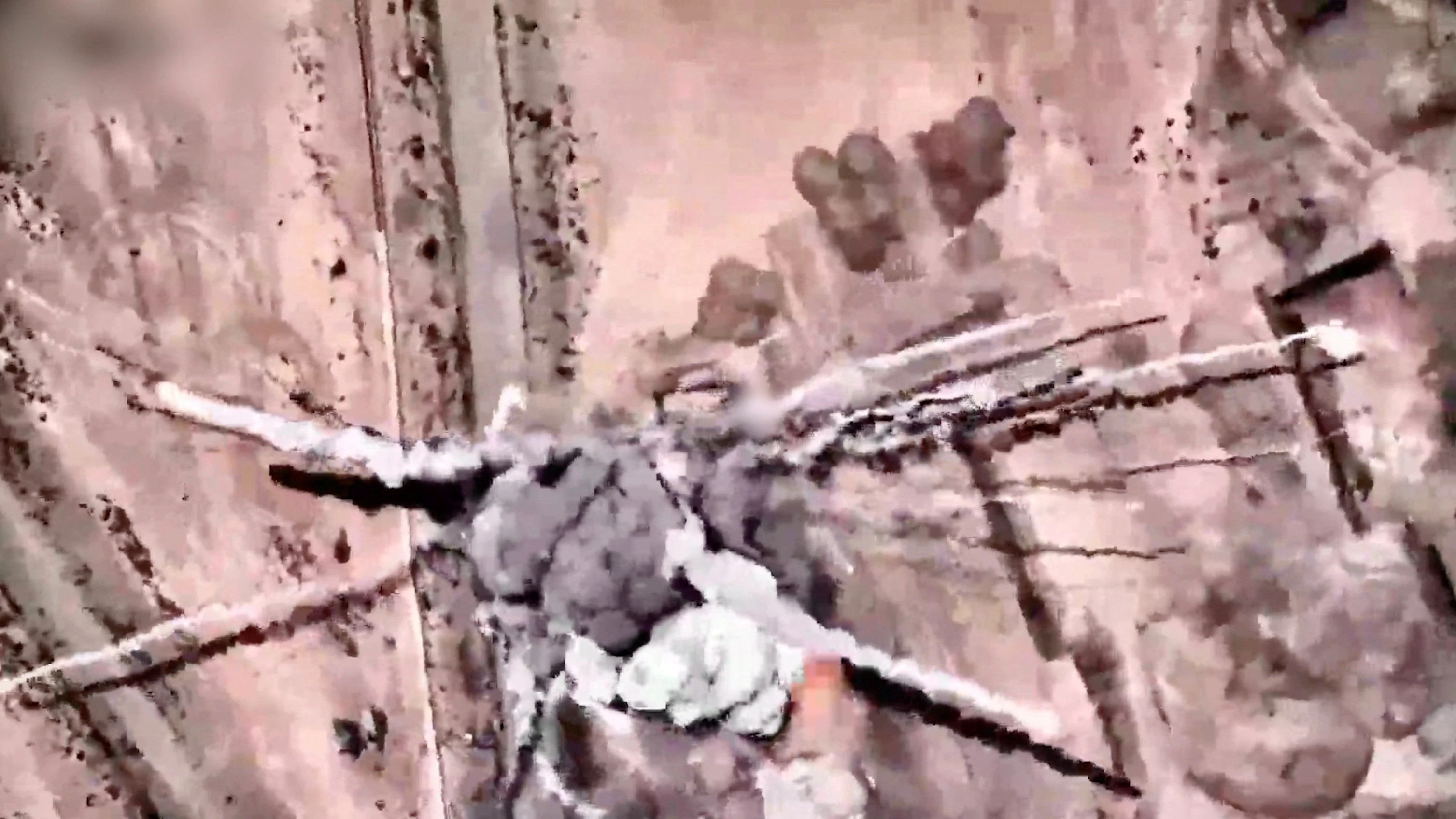 A screengrab taken from a handout video released by the Israeli Military says to show a strike on an aerial defence system in Iran at an unknown location, video released on June 8, 2026. Israeli Military/Handout via REUTERS    THIS IMAGE HAS BEEN SUPPLIED BY A THIRD PARTY.  Verification lines: Reuters was not able to verify the location or date when the video was recorded.