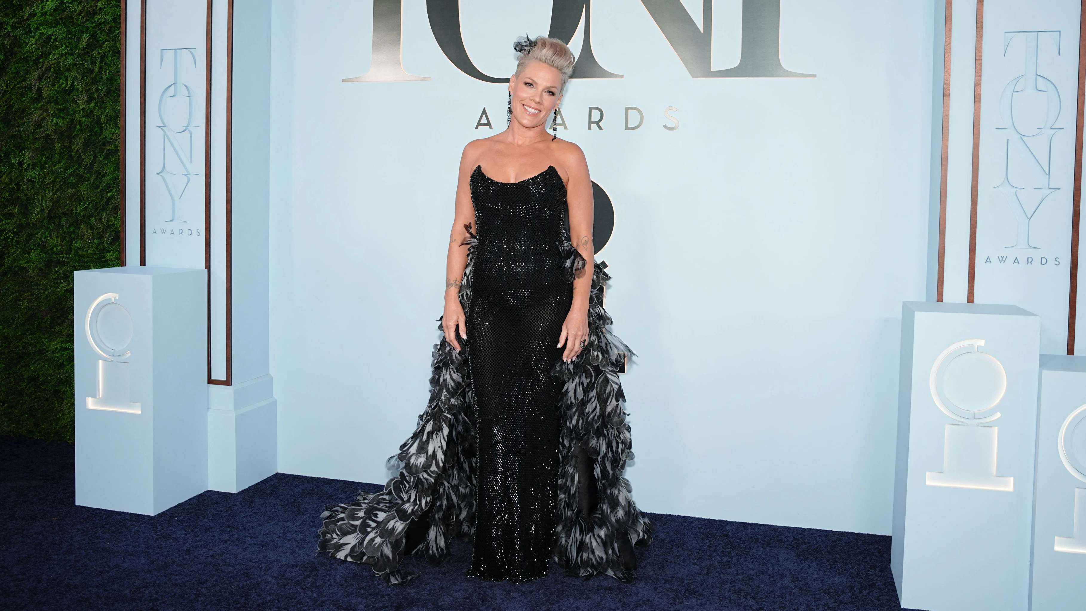 Pink attends the 79th Annual Tony Awards in New York City, U.S., June 7, 2026. REUTERS/Angelina Katsanis