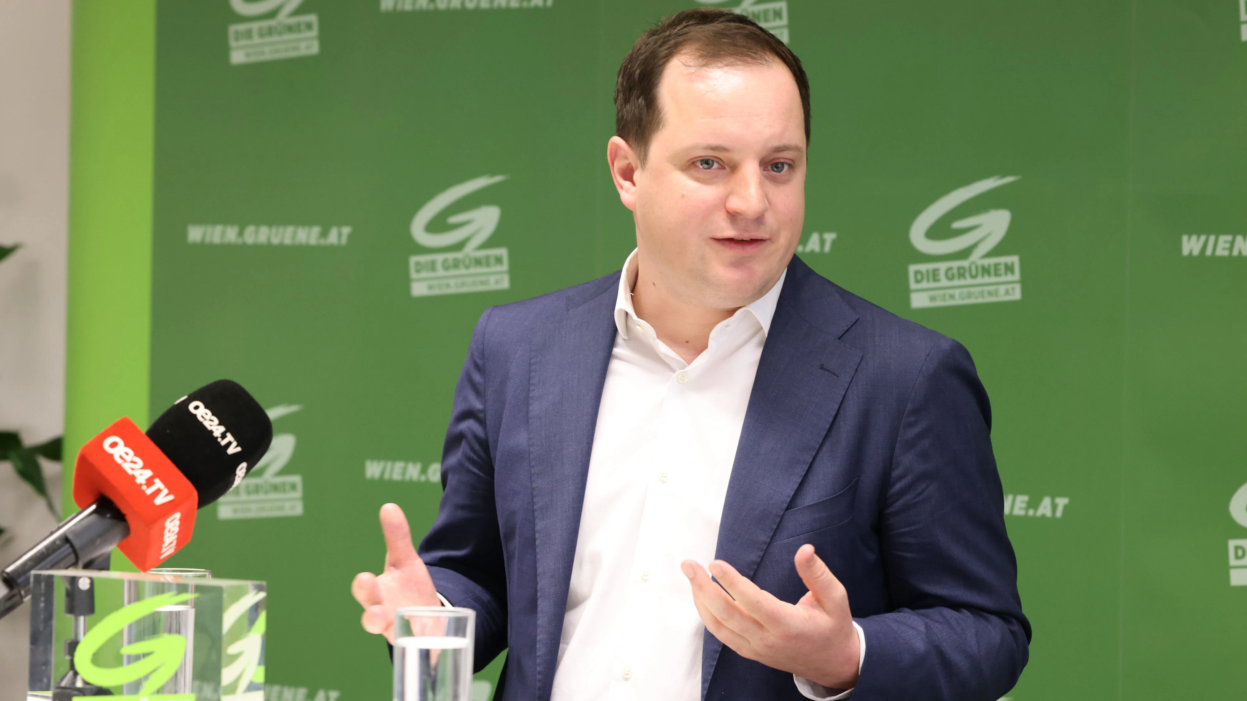 20230531 / pk grüne wien mit georg prack  wohnraub / foto: denise auer / tageszeitung heue