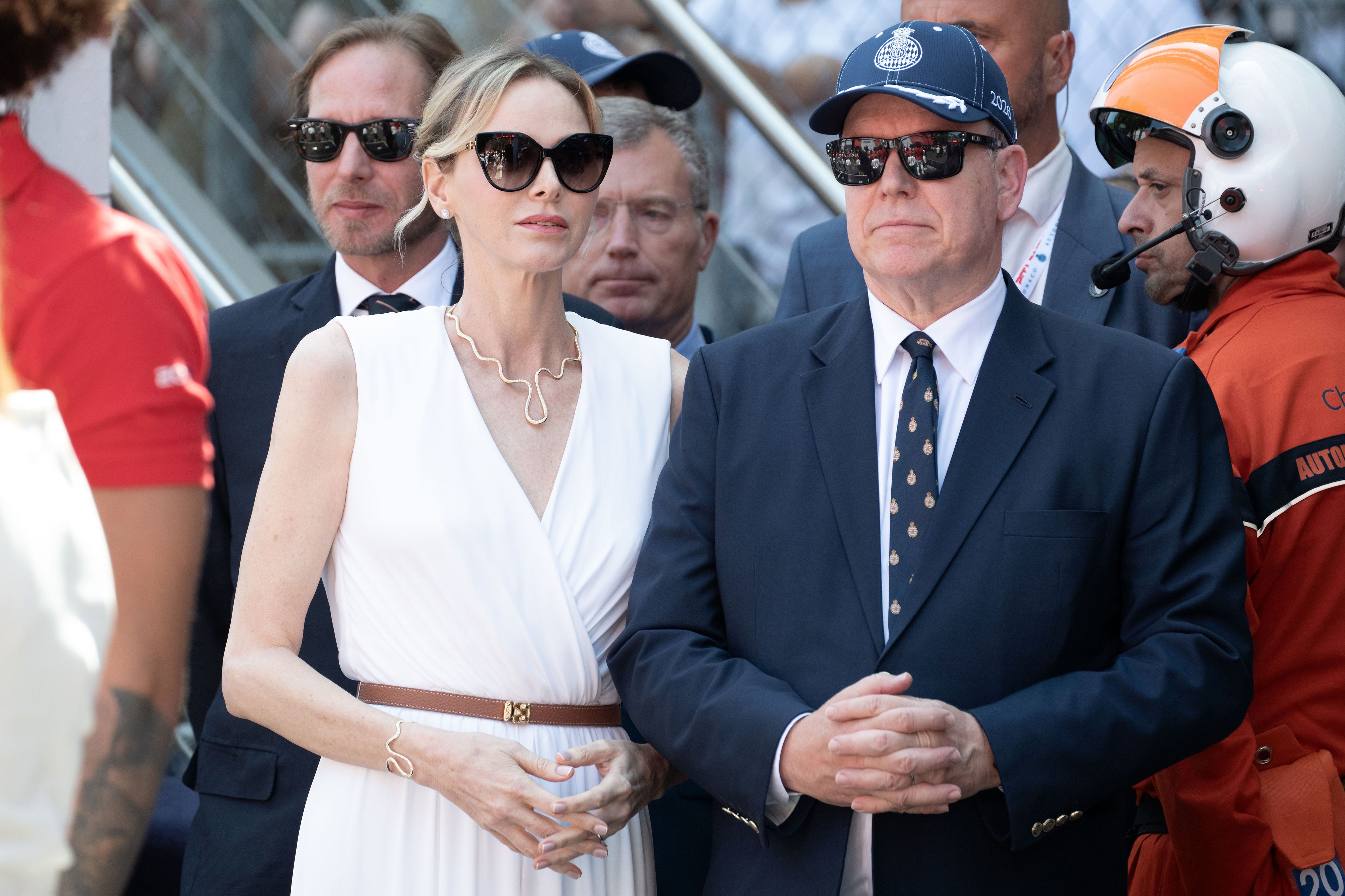 Fürst Albert von Monaco und Fürstin Charlene beim F1 Grand Prix von Monaco am 07. Juni 2026.