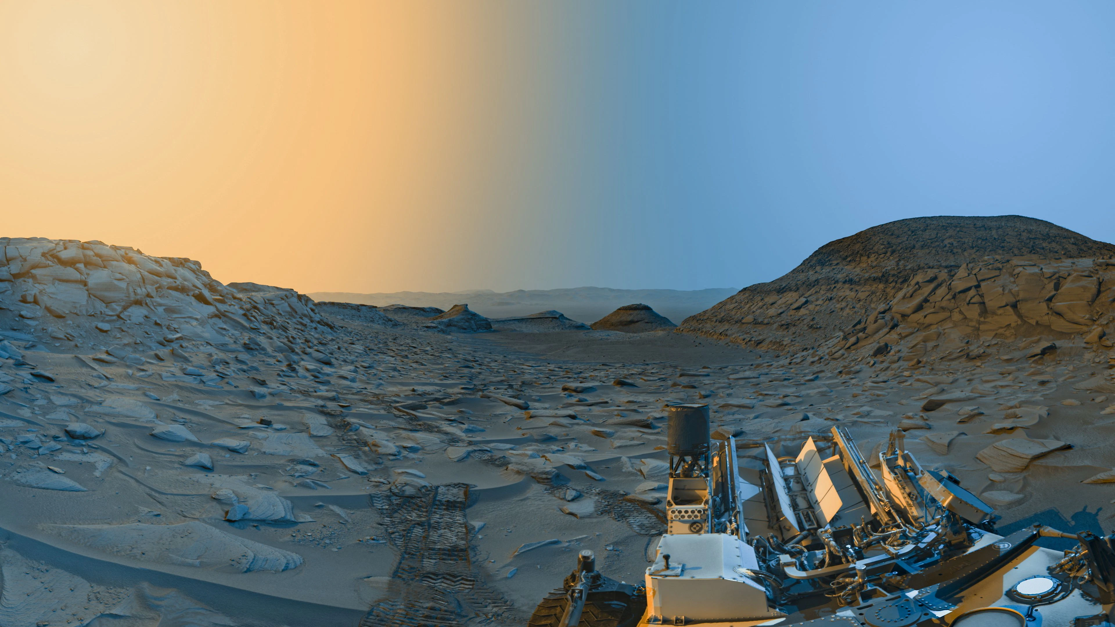 NASA's Curiosity auf Entdeckungstour auf dem Mars