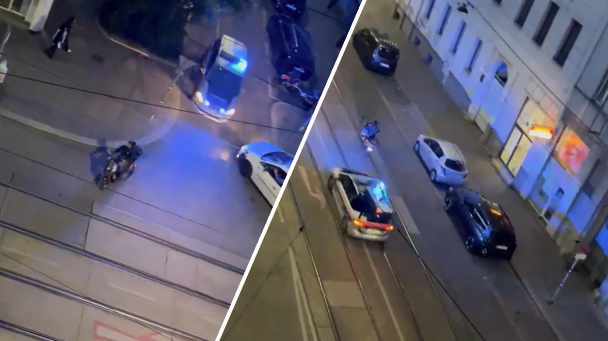 Am Montag verfolgte die Polizei einen Mopedfahrer – er wollte einfach nicht stehen bleiben.