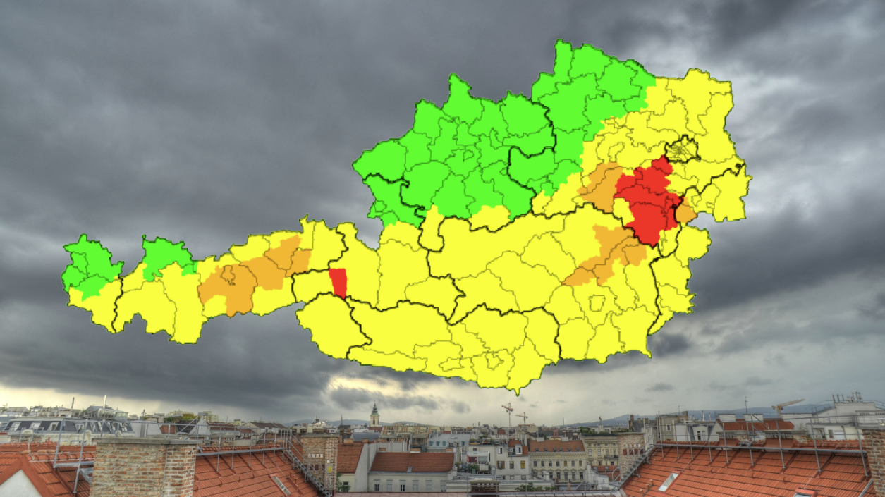 Heute.at - Nicht im Freien sein – Gewitter wütet vor Toren Wiens
