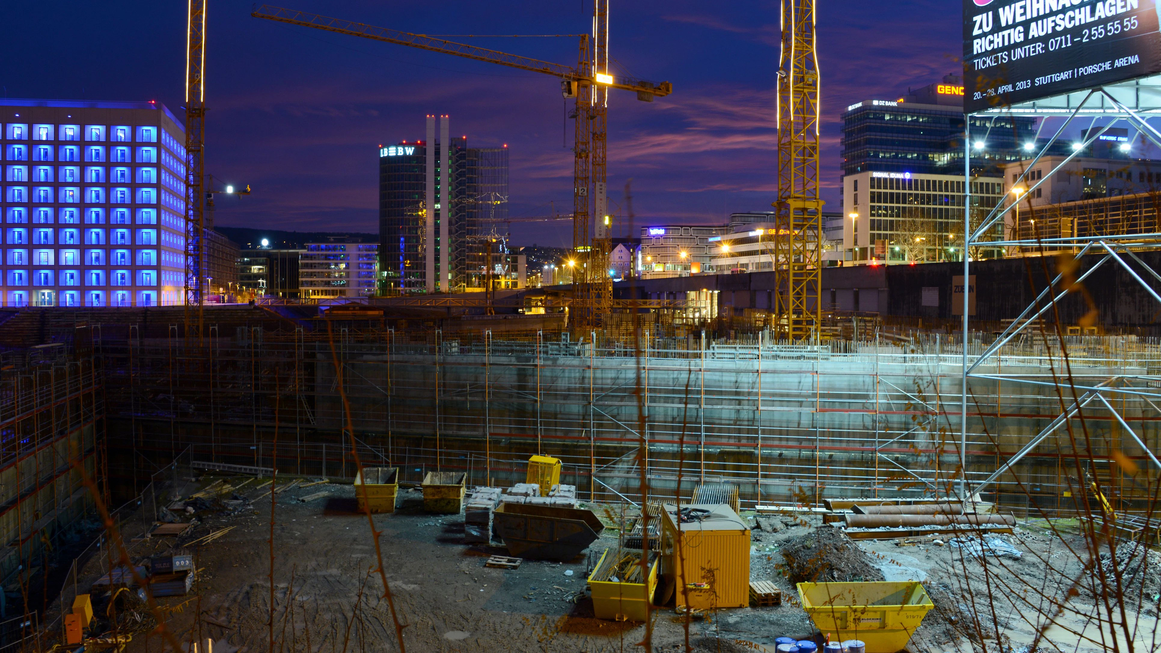 Die Großbaustelle von "Stuttgart 21". Archivbild.