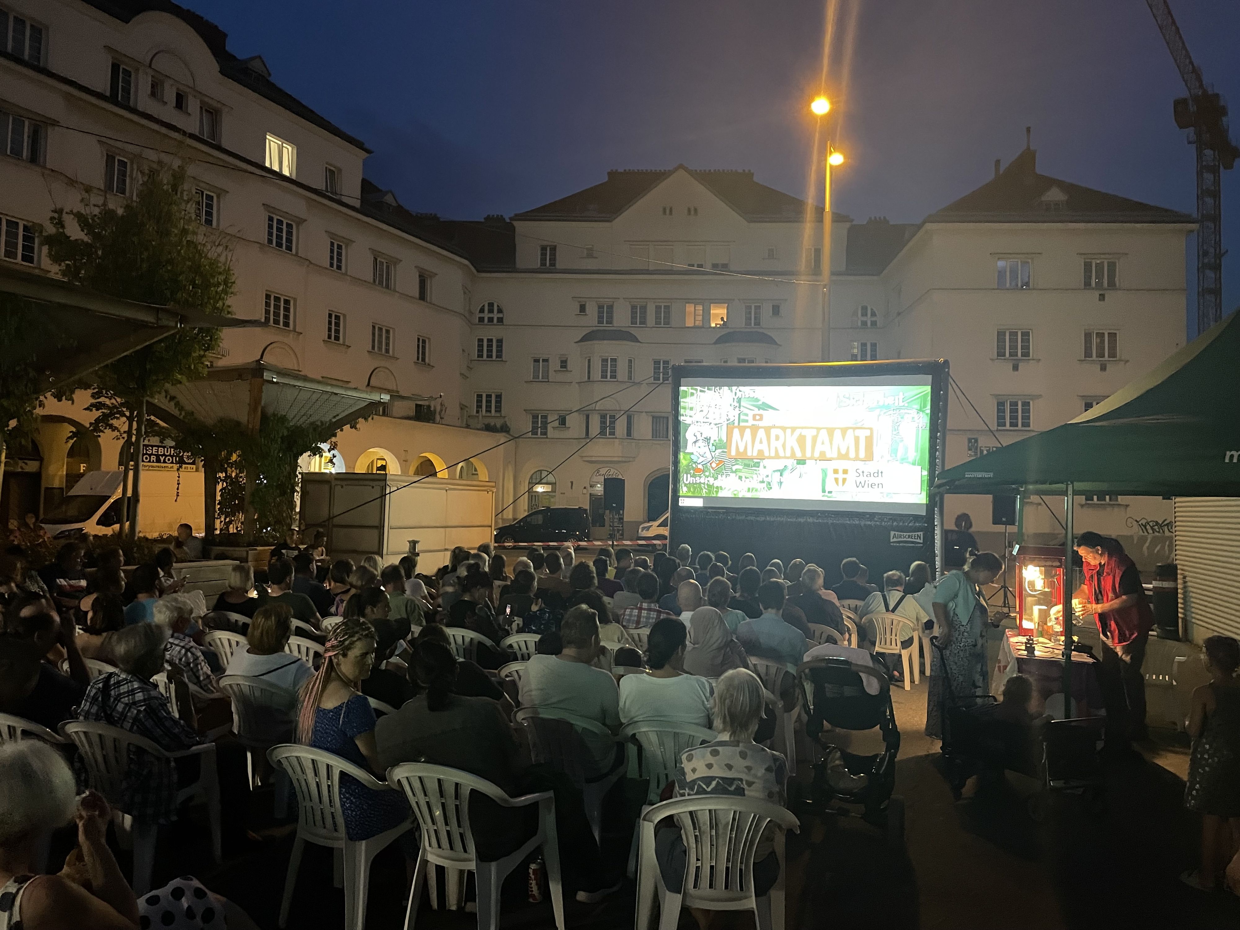 Das Sommerkino auf den Wiener Märkten startet im Juni.