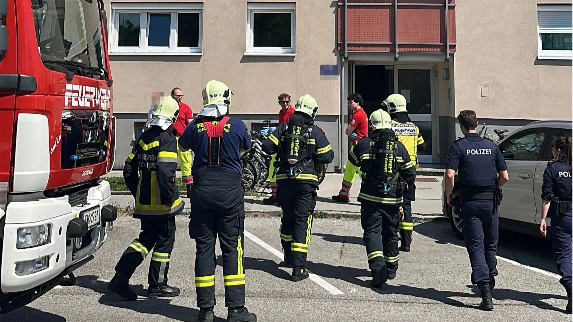 Die Feuerwehr war rasch vor Ort.