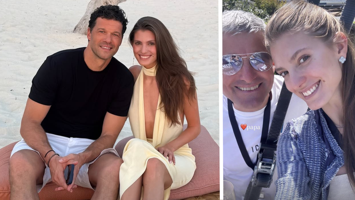 Michael Ballacks Freundin Sophia genoss das Rennwochenende in Monaco mit ihrem Papa.