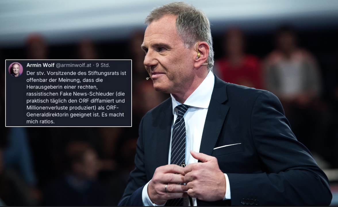 Das Social-Media-Posting von Armin Wolf sorgt weiterhin für Gesprächsstoff.