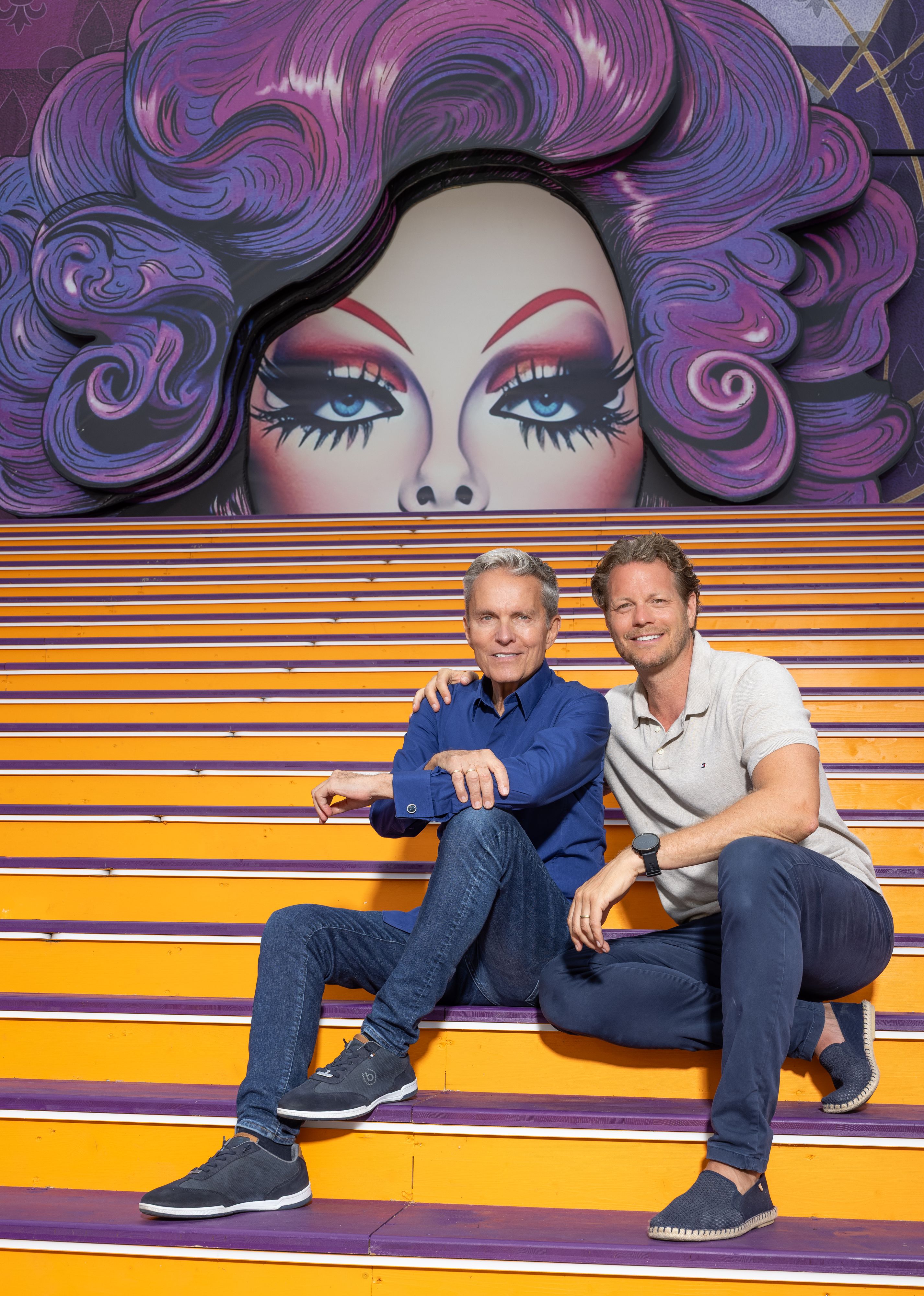 Alfons Haider mit Mark Seibert in Mörbisch