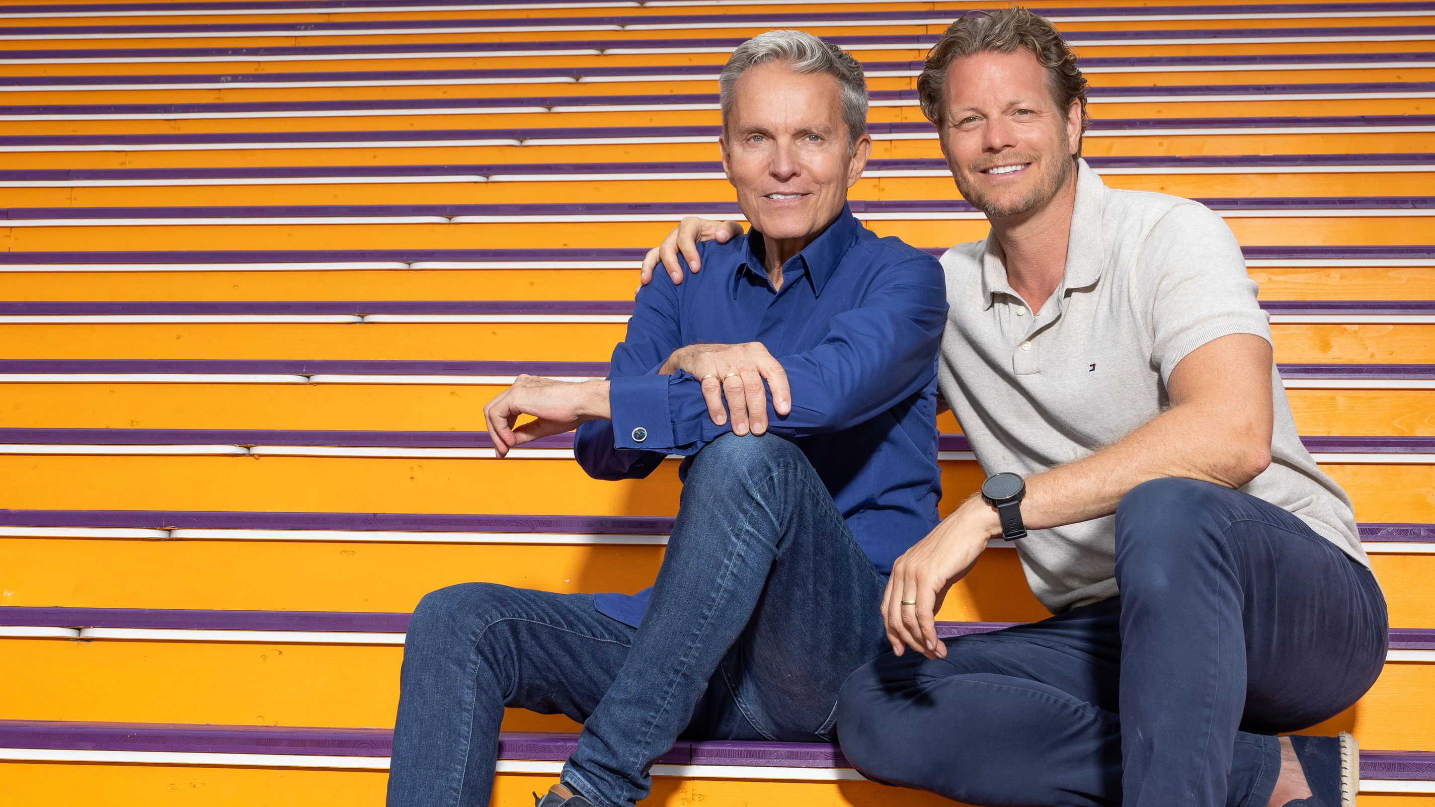 Alfons Haider mit Mark Seibert in Mörbisch